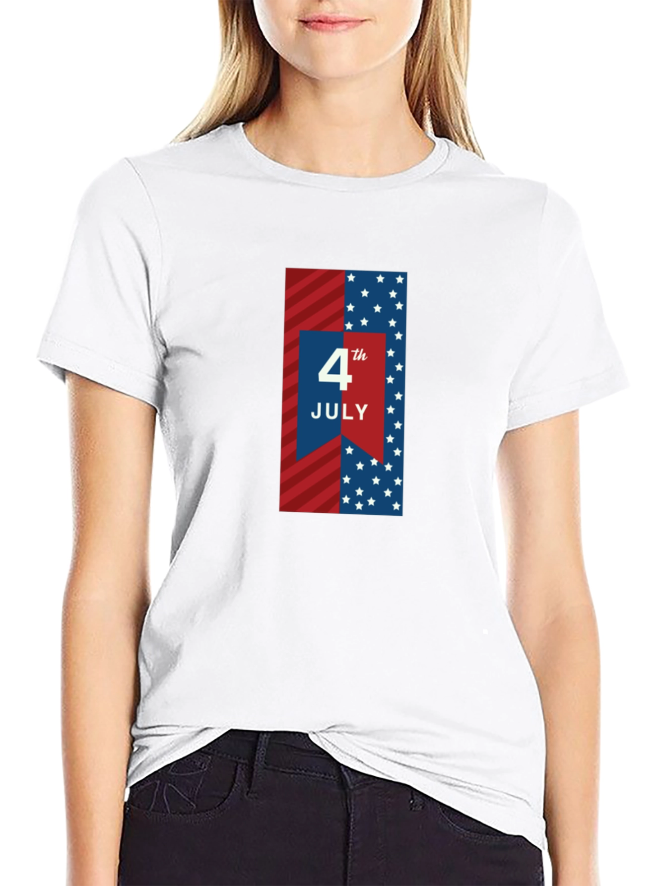 4th of July Patriotic Graphic Tee