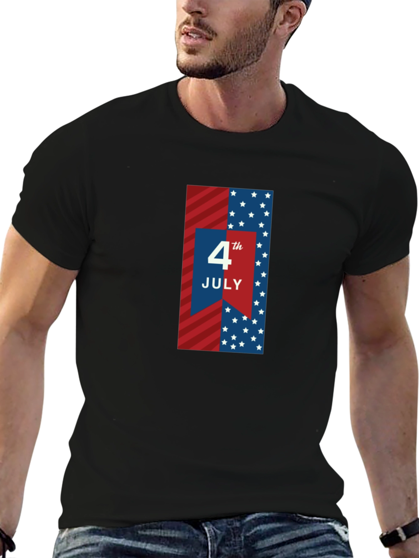 4th of July Patriotic Graphic Tee