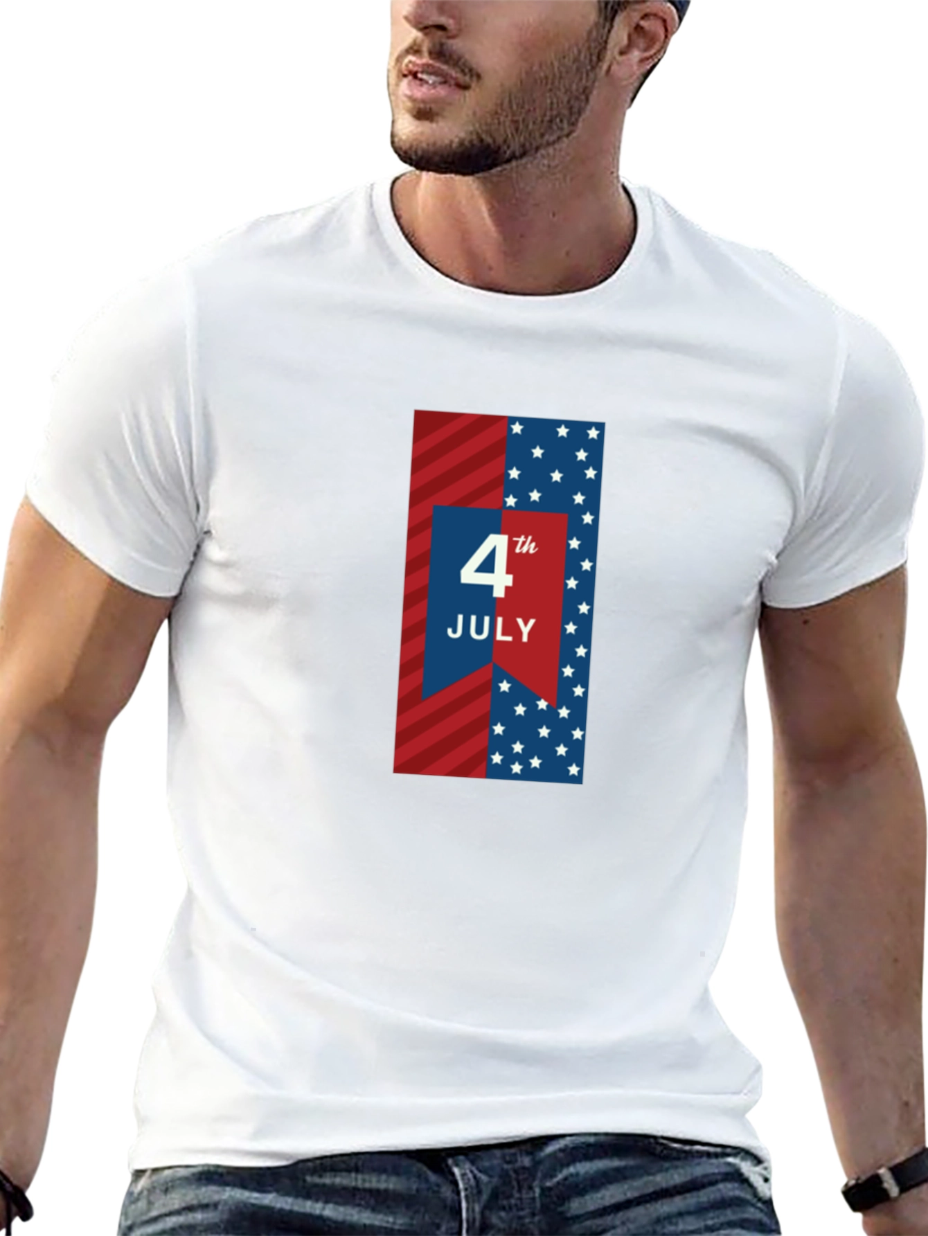 4th of July Patriotic Graphic Tee
