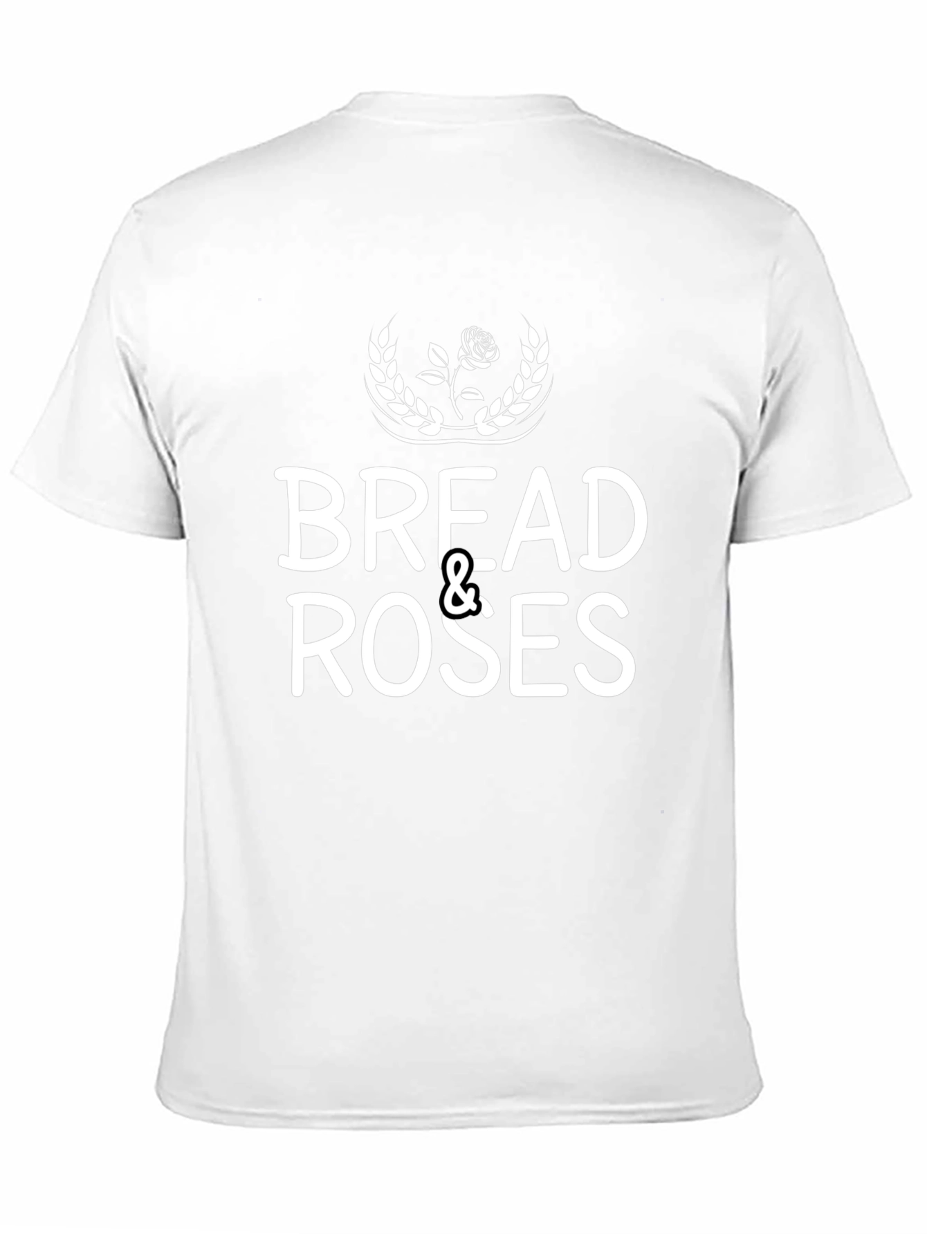 Bread & Roses Graphic Tee - Black