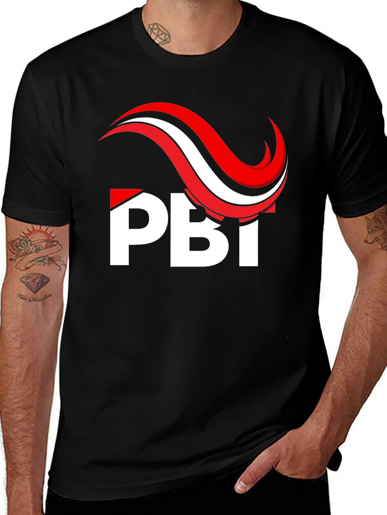 PBT Graphic Tee - Classic Logo Design - Black