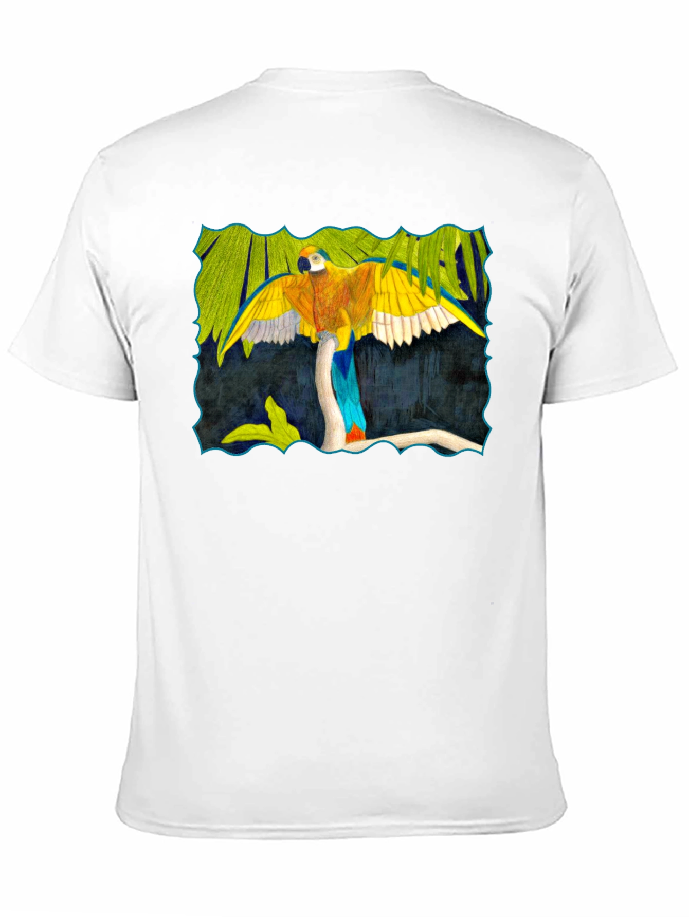 Parrot Graphic Black T-Shirt