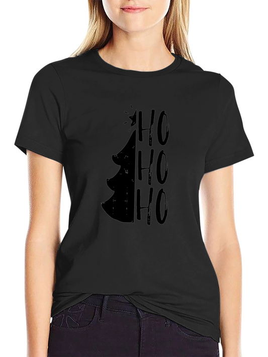 Christmas Tree HO HO HO Mens Graphic Tee