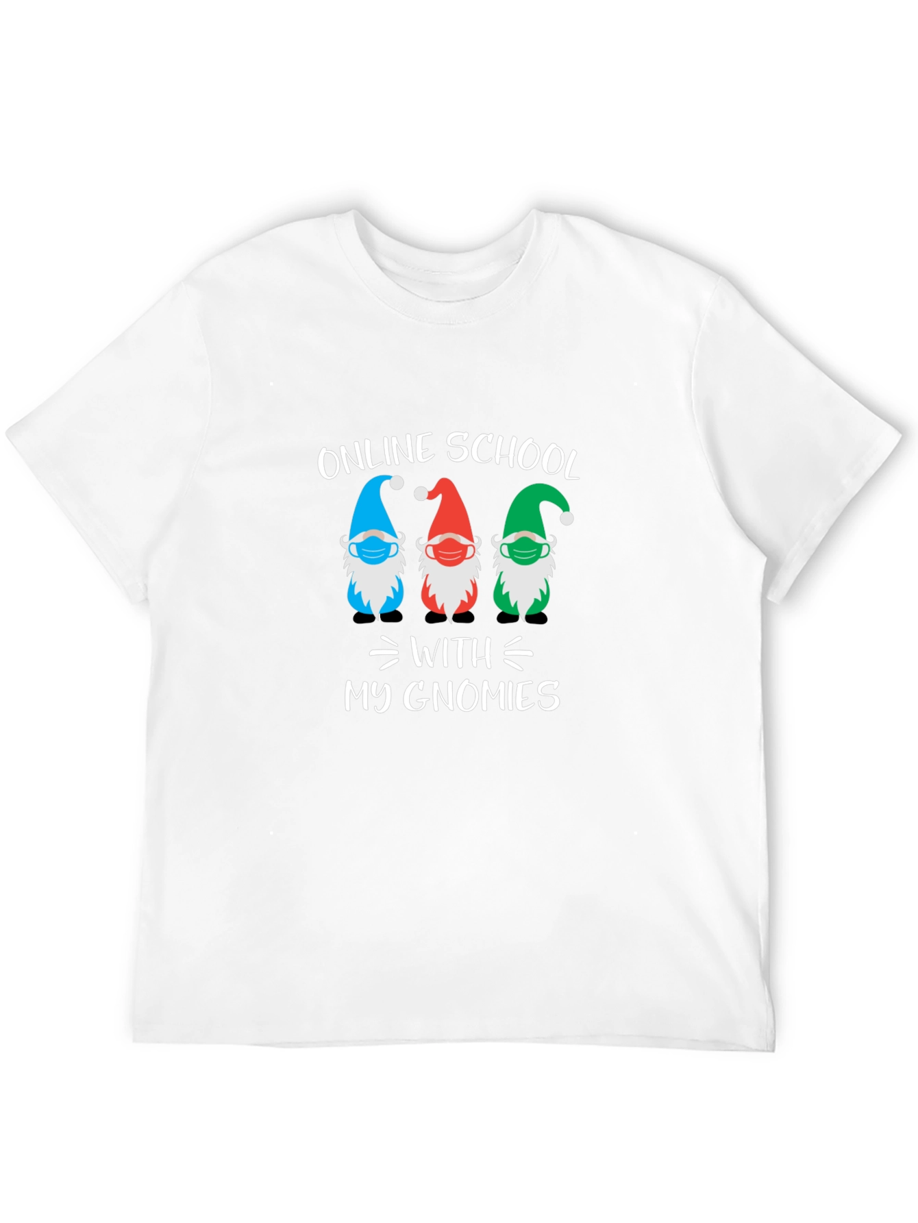Online School With My Gnomies T-Shirt
