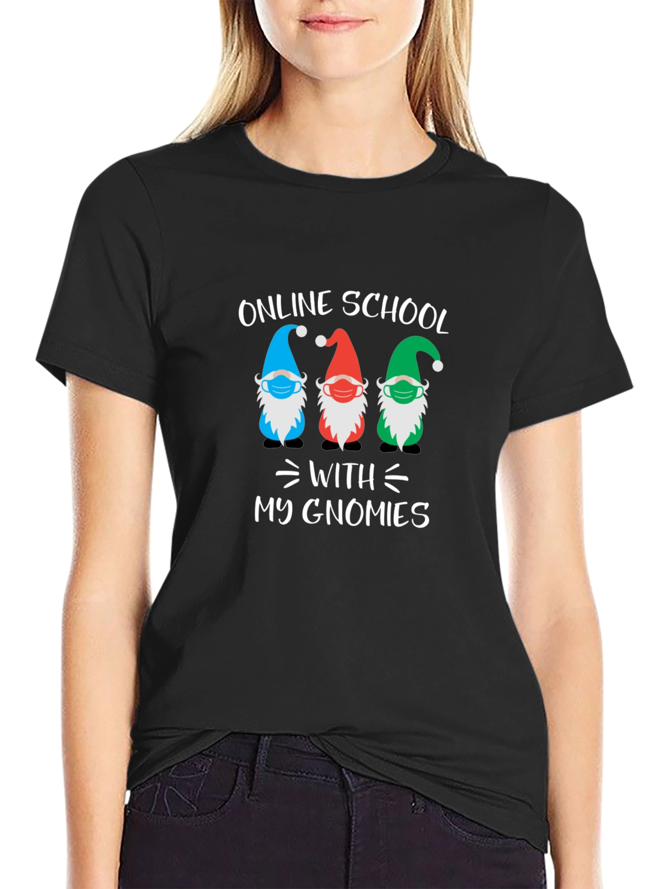 Online School With My Gnomies T-Shirt