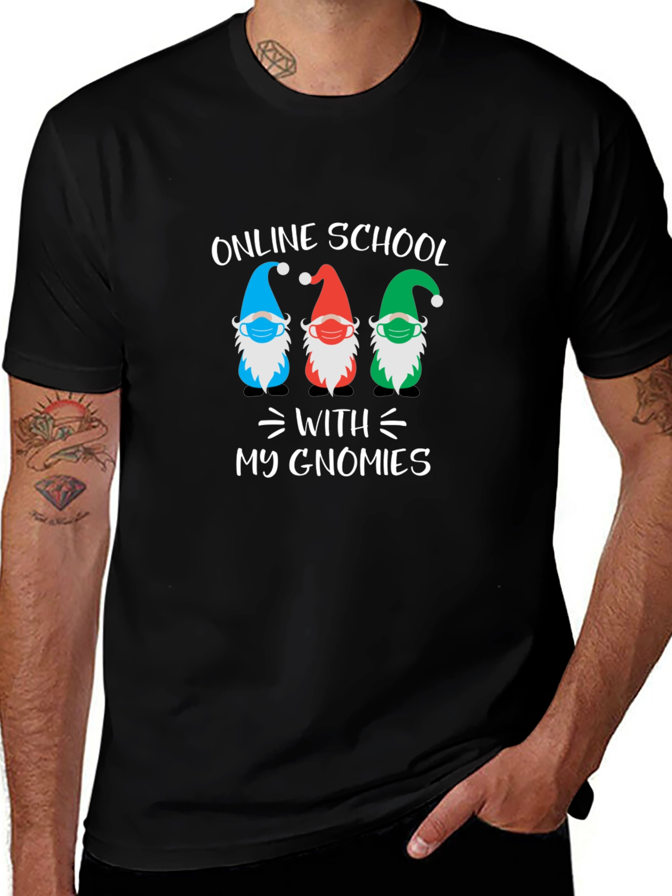 Online School With My Gnomies T-Shirt