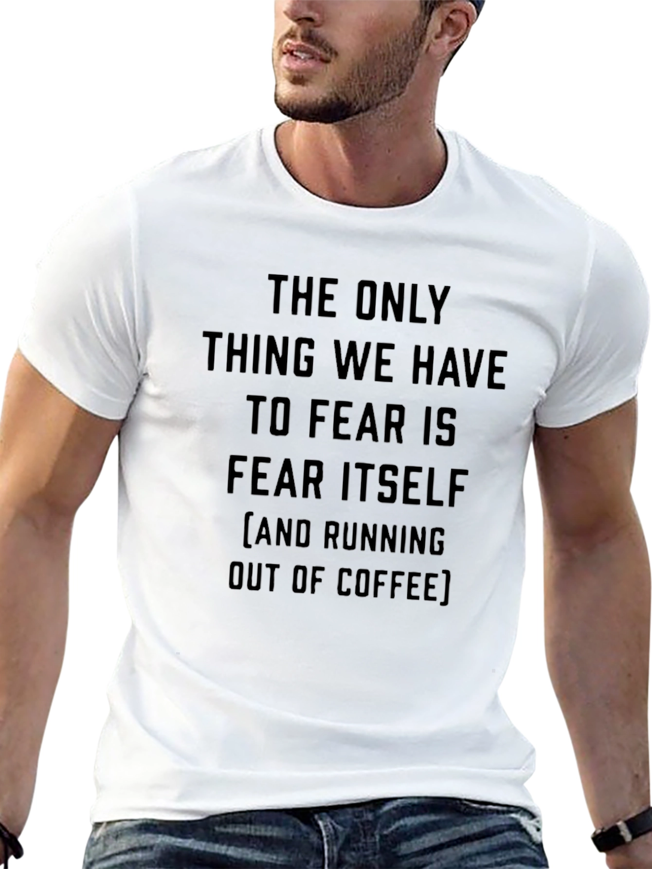 Fear Itself Coffee T-Shirt - Black