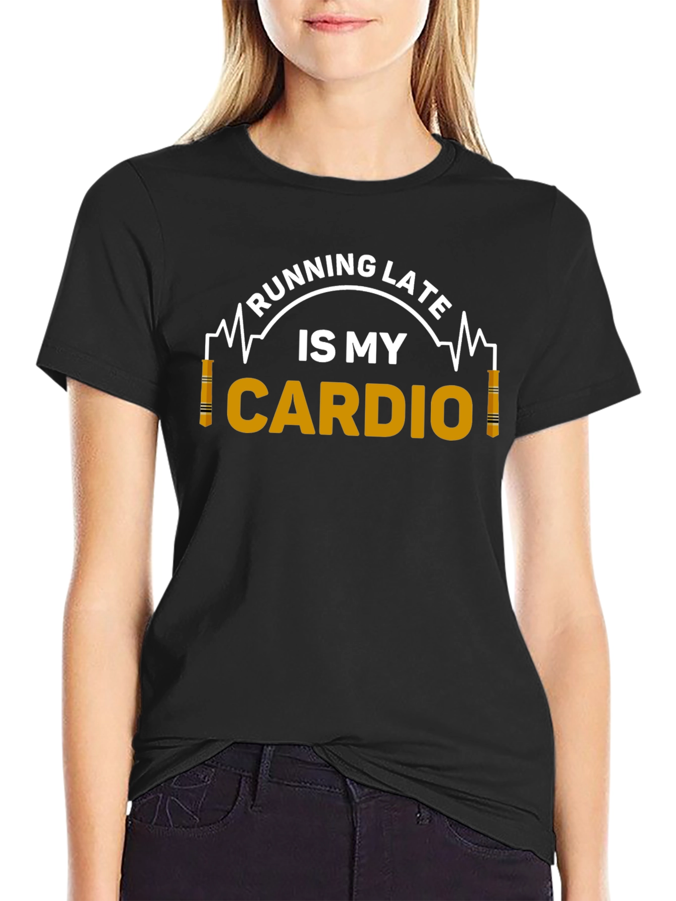 Running Late is My Cardio Graphic T-Shirt