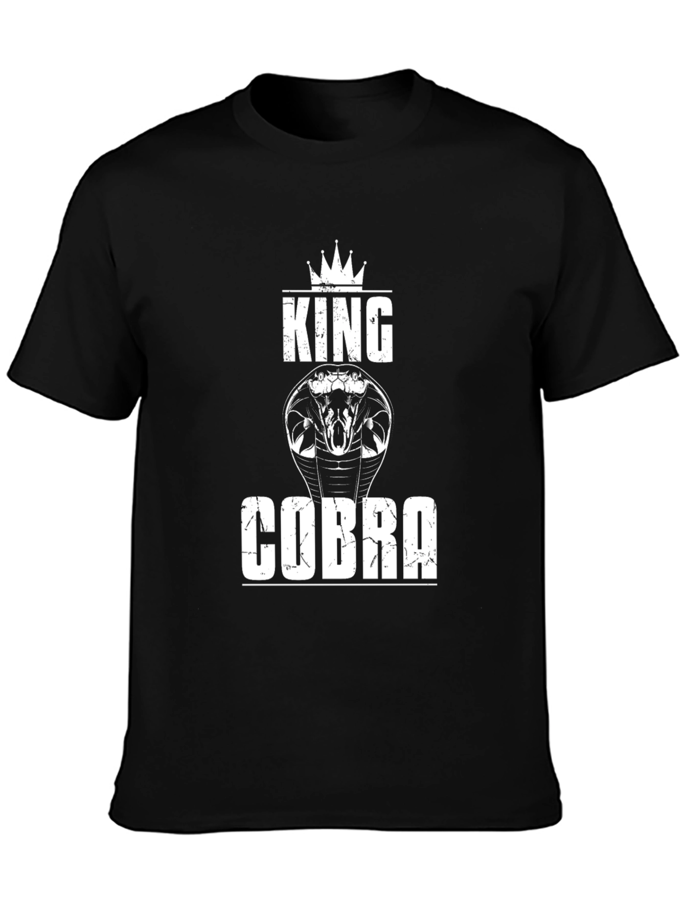 King Cobra Graphic T-Shirt - Mens Black Tee