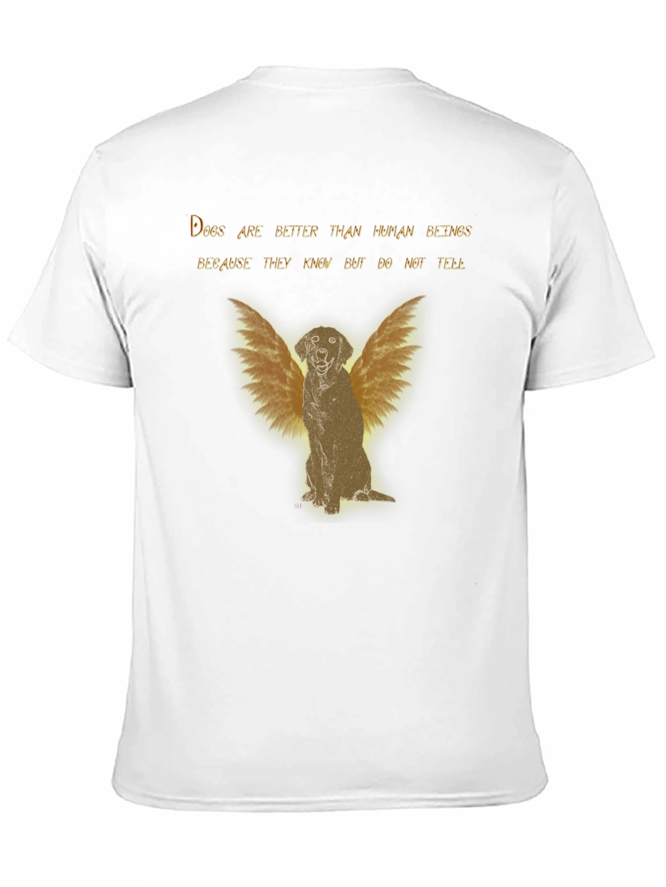 Dog Angel Graphic T-Shirt - Better Than Human