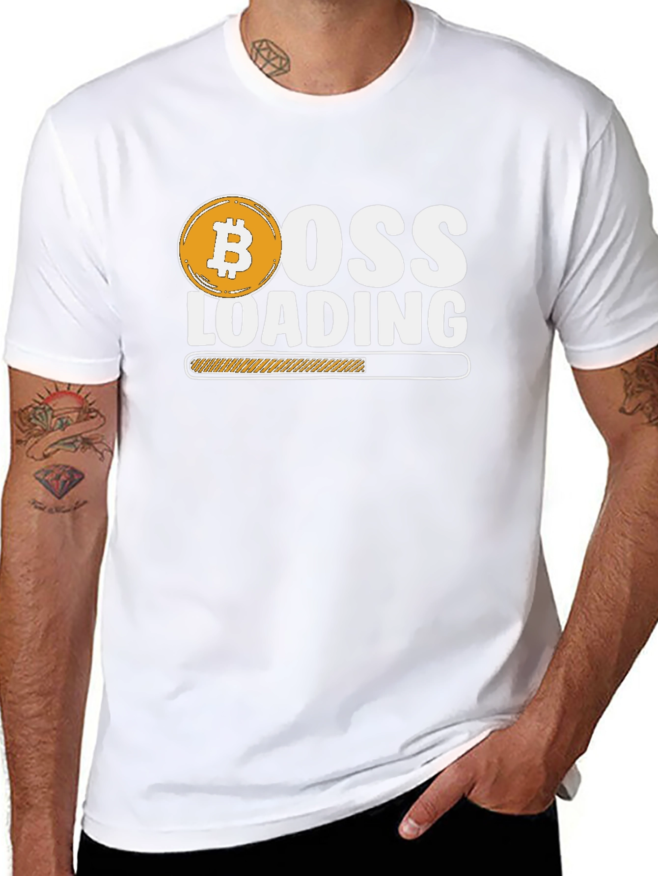 Bitcoin Boss Loading T-Shirt - Crypto Investor Tee