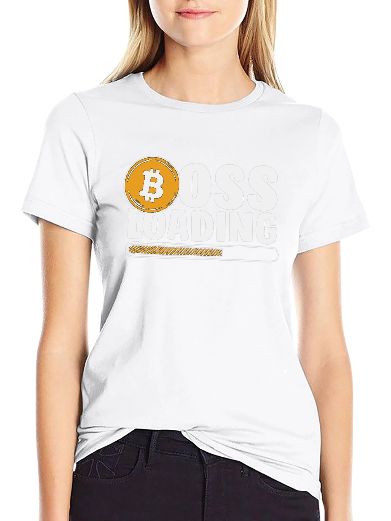 Bitcoin Boss Loading T-Shirt - Crypto Investor Tee