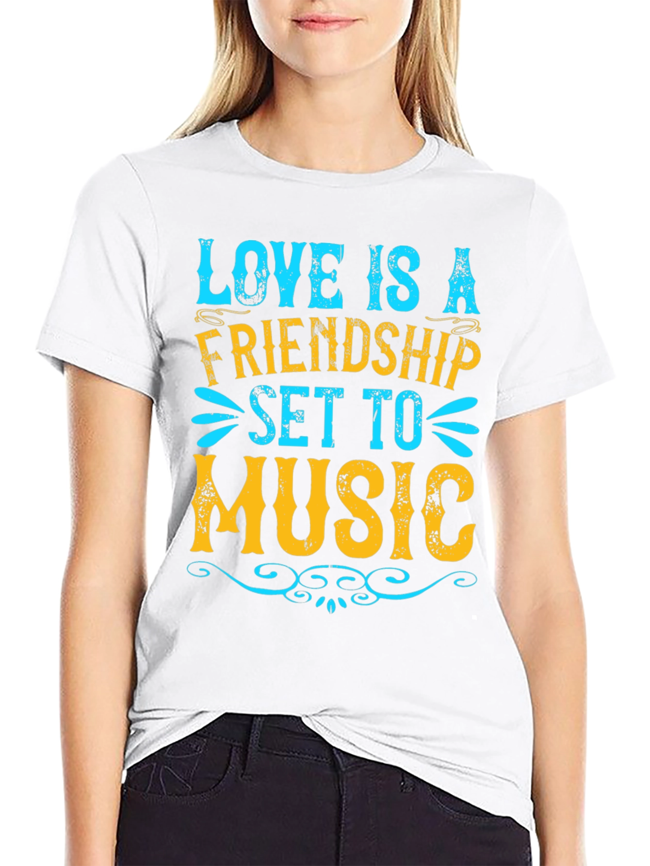 Love is Music Graphic T-Shirt