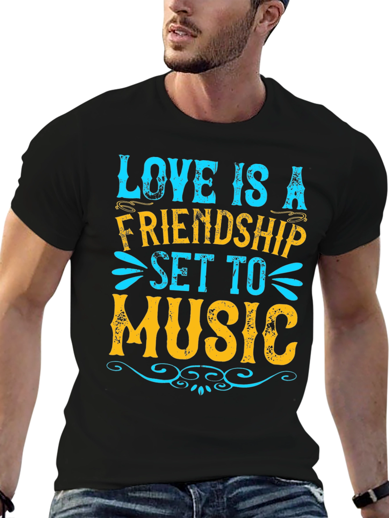 Love is Music Graphic T-Shirt