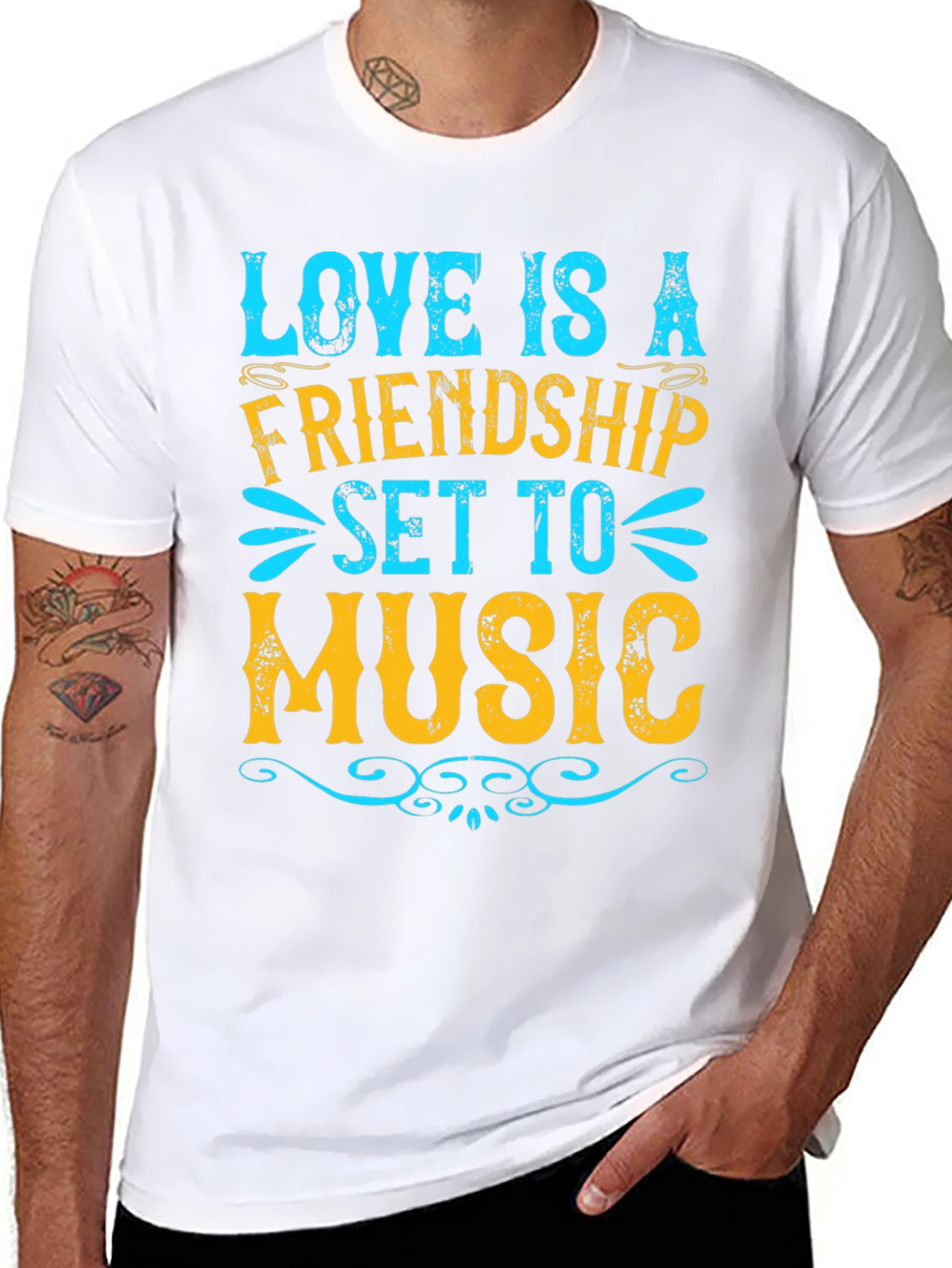 Love is Music Graphic T-Shirt
