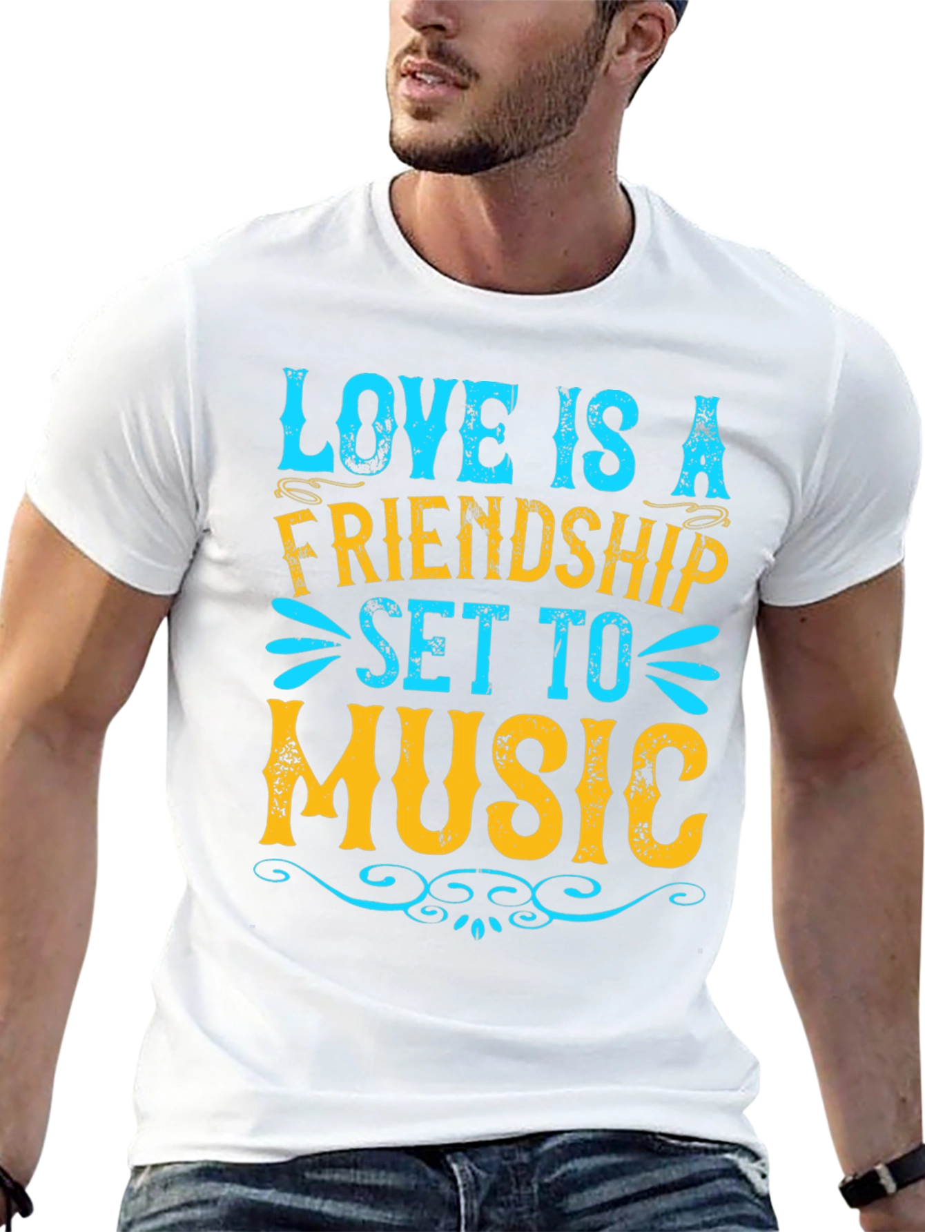 Love is Music Graphic T-Shirt