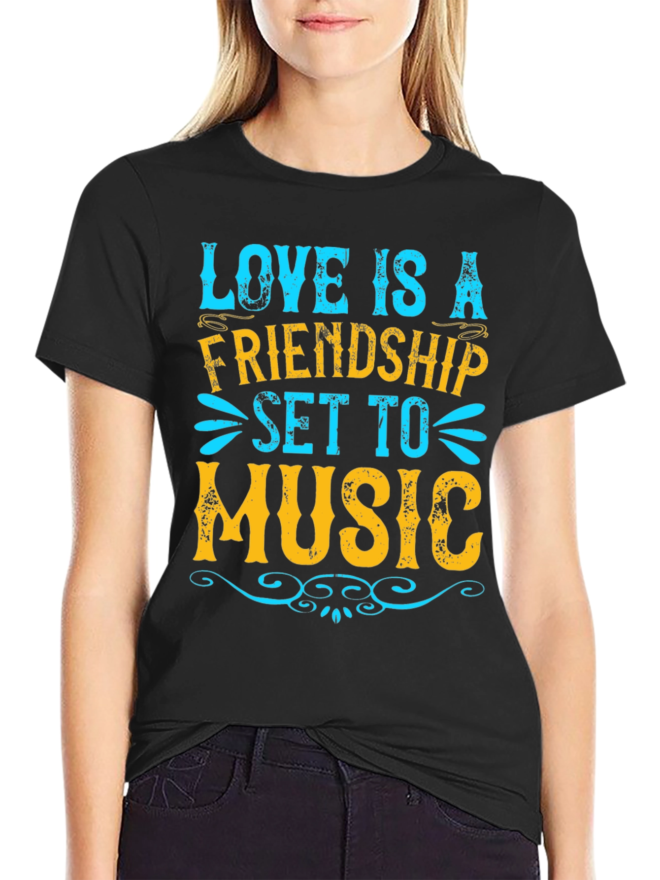 Love is Music Graphic T-Shirt