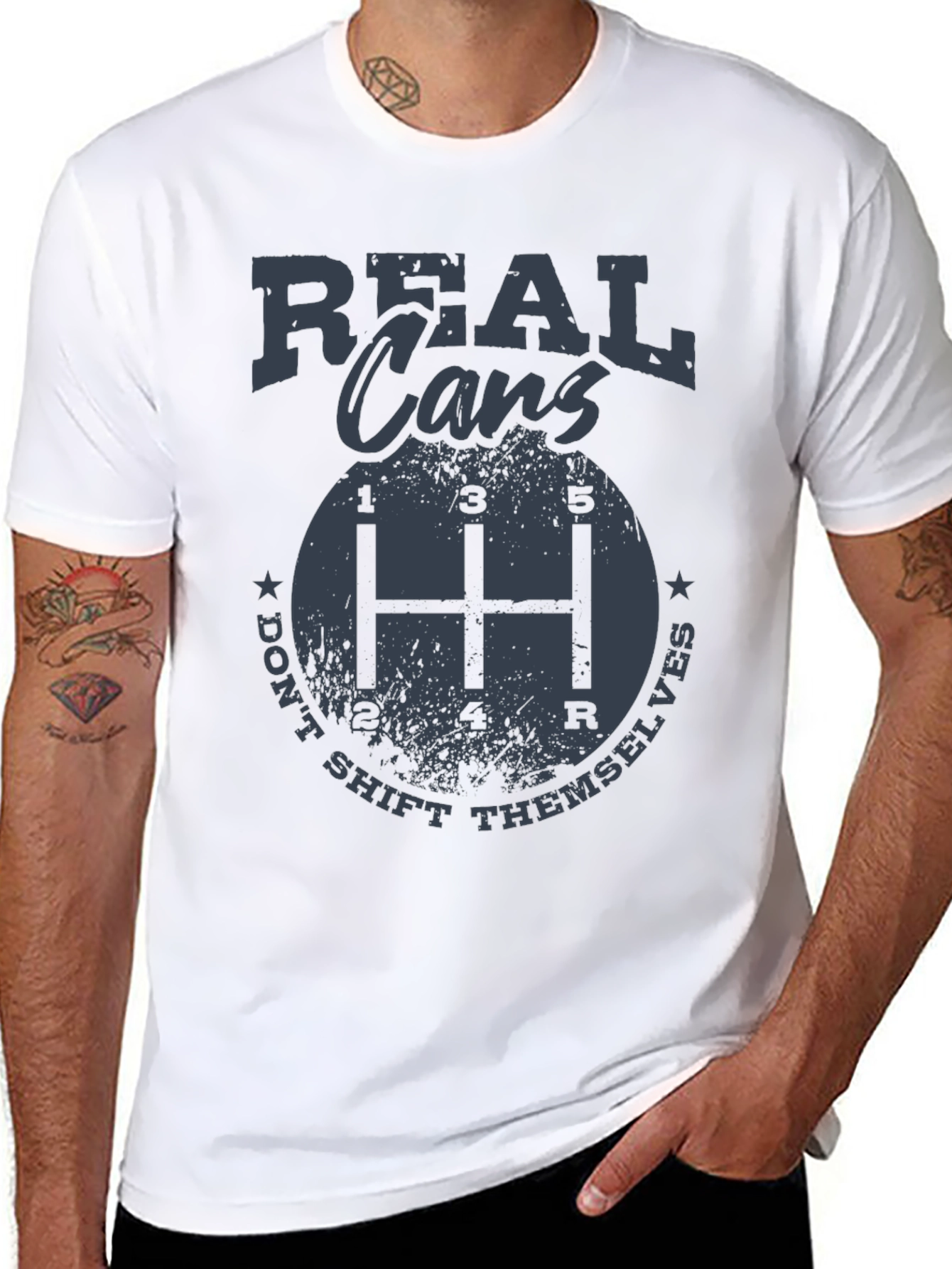 Real Cars Dont Shift Themselves T-Shirt