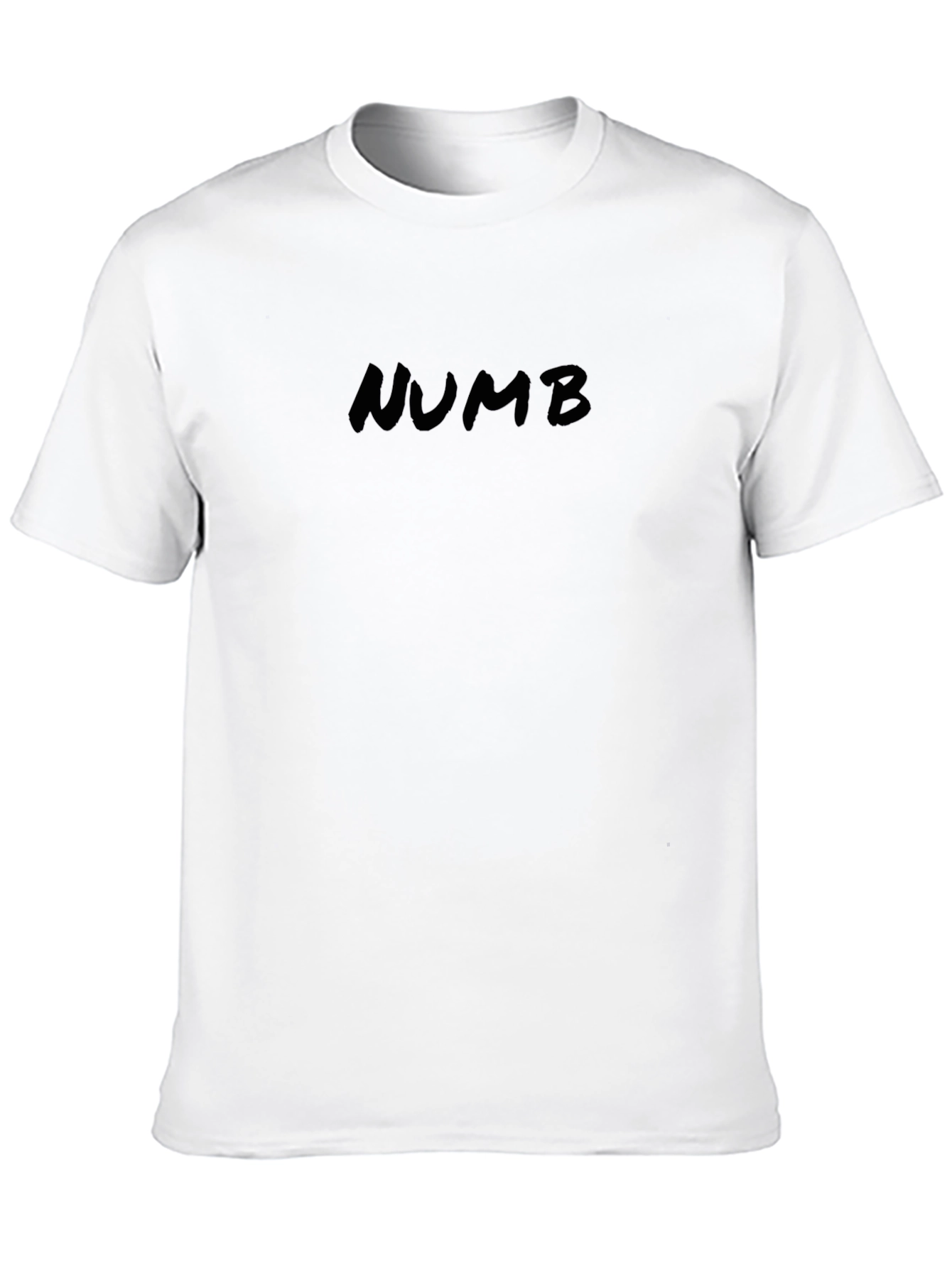 Numb Graphic Tee - Soft Black Cotton T-Shirt