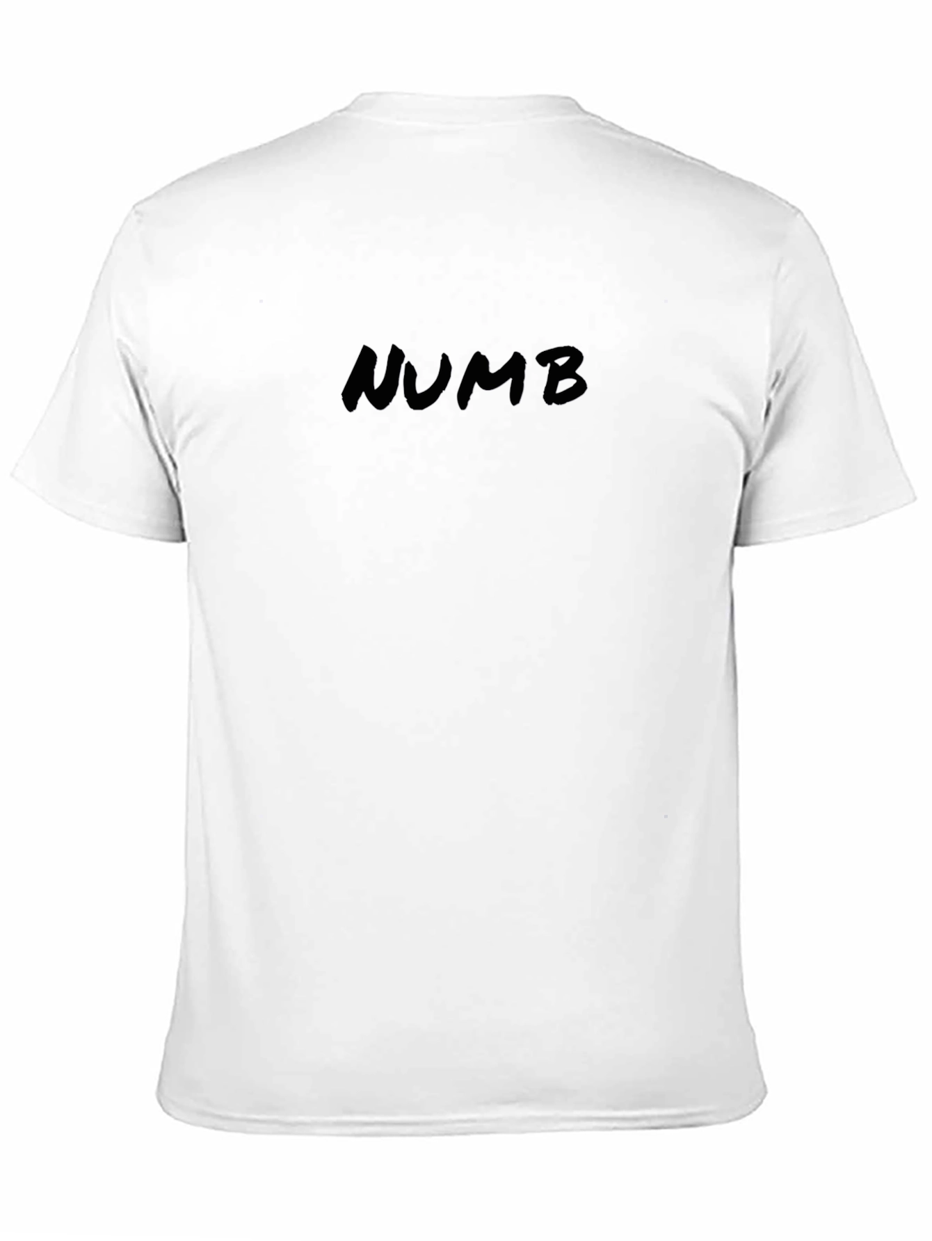 Numb Graphic Tee - Soft Black Cotton T-Shirt