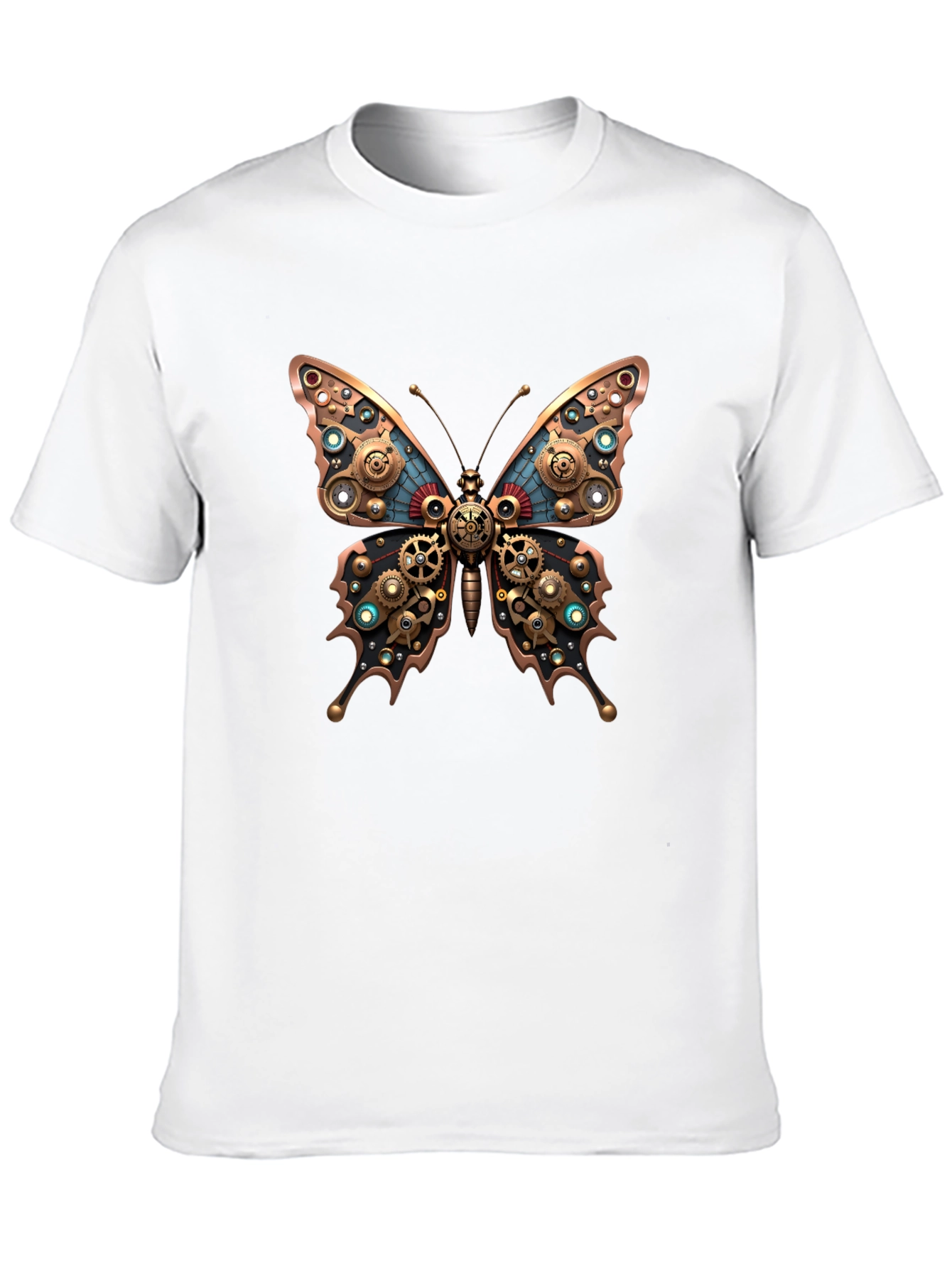 Steampunk Butterfly Graphic T-Shirt