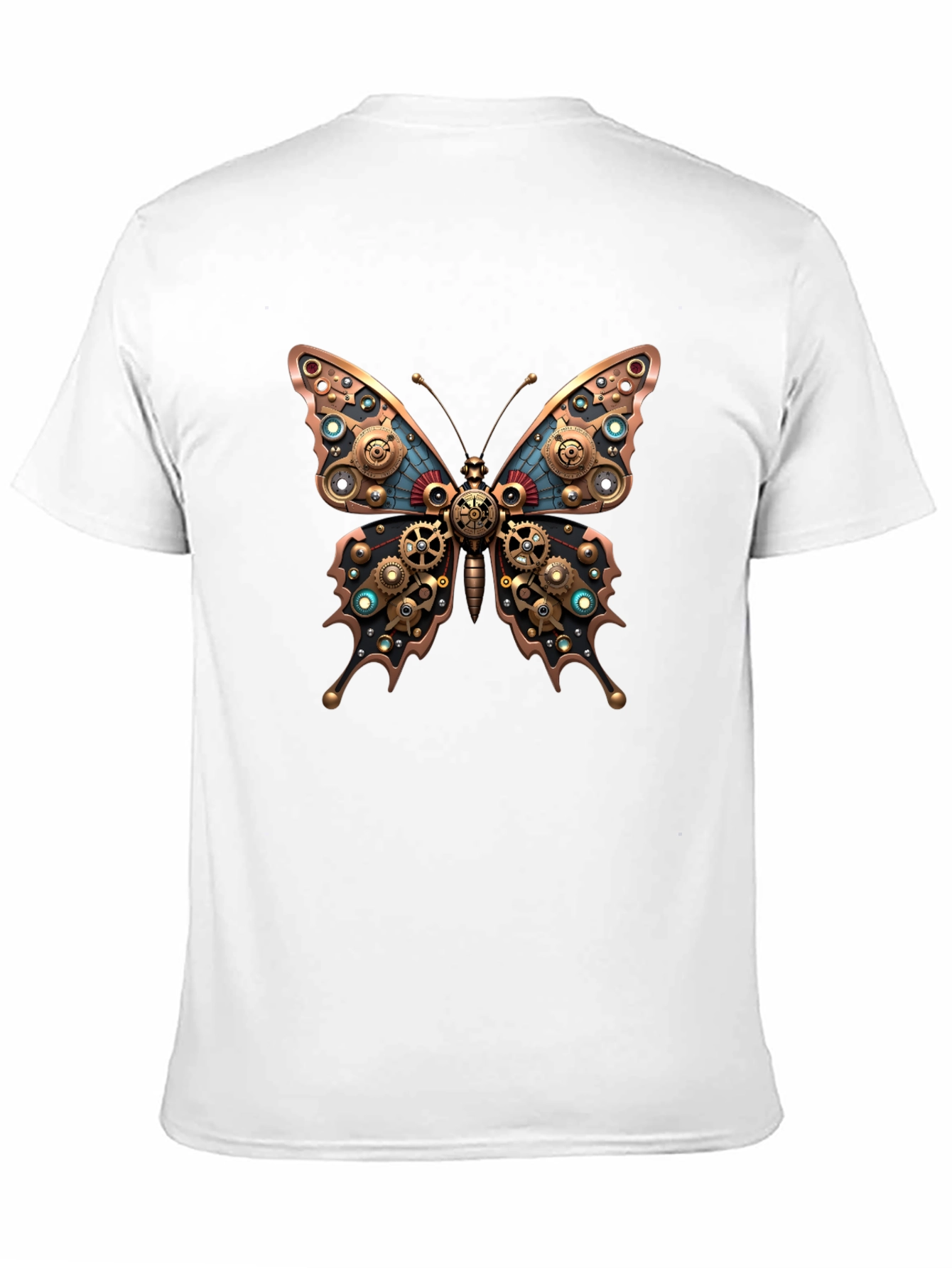 Steampunk Butterfly Graphic T-Shirt
