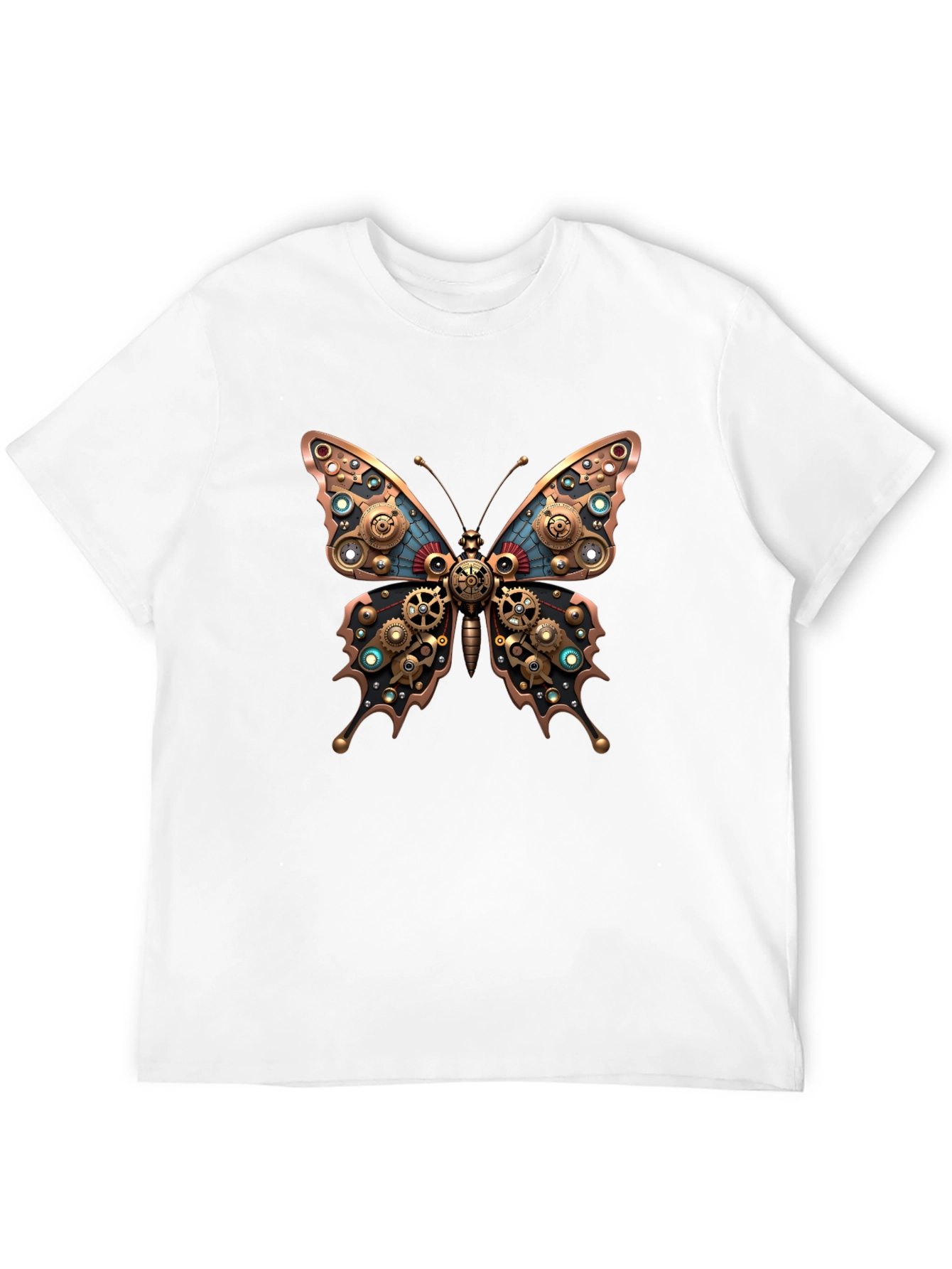 Steampunk Butterfly Graphic T-Shirt