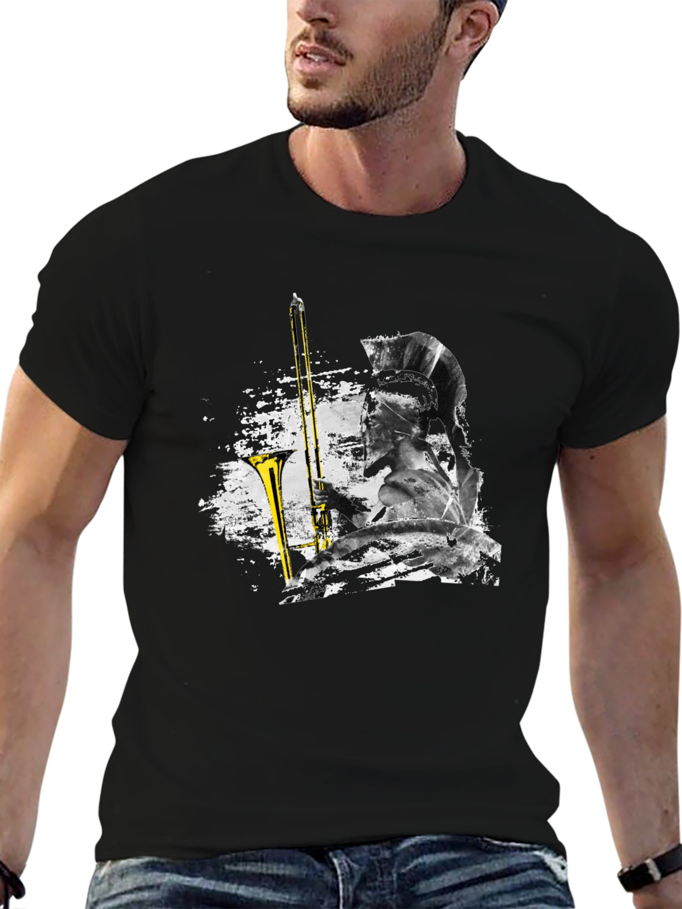 Spartan Trombone Black T-Shirt