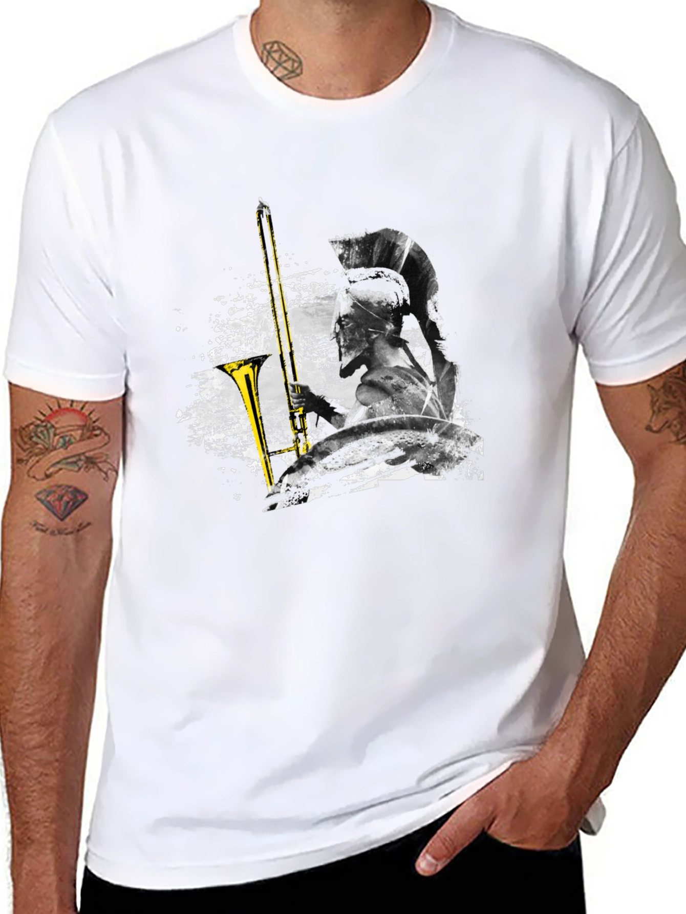 Spartan Trombone Black T-Shirt