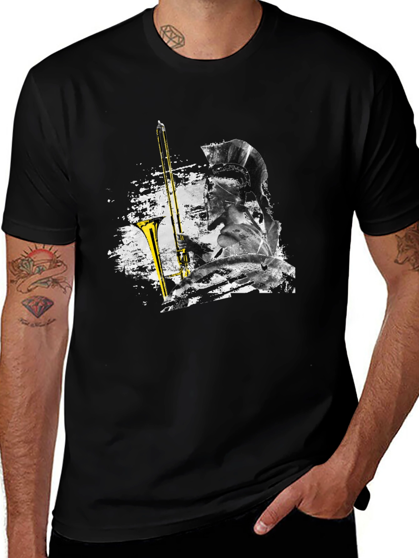 Spartan Trombone Black T-Shirt