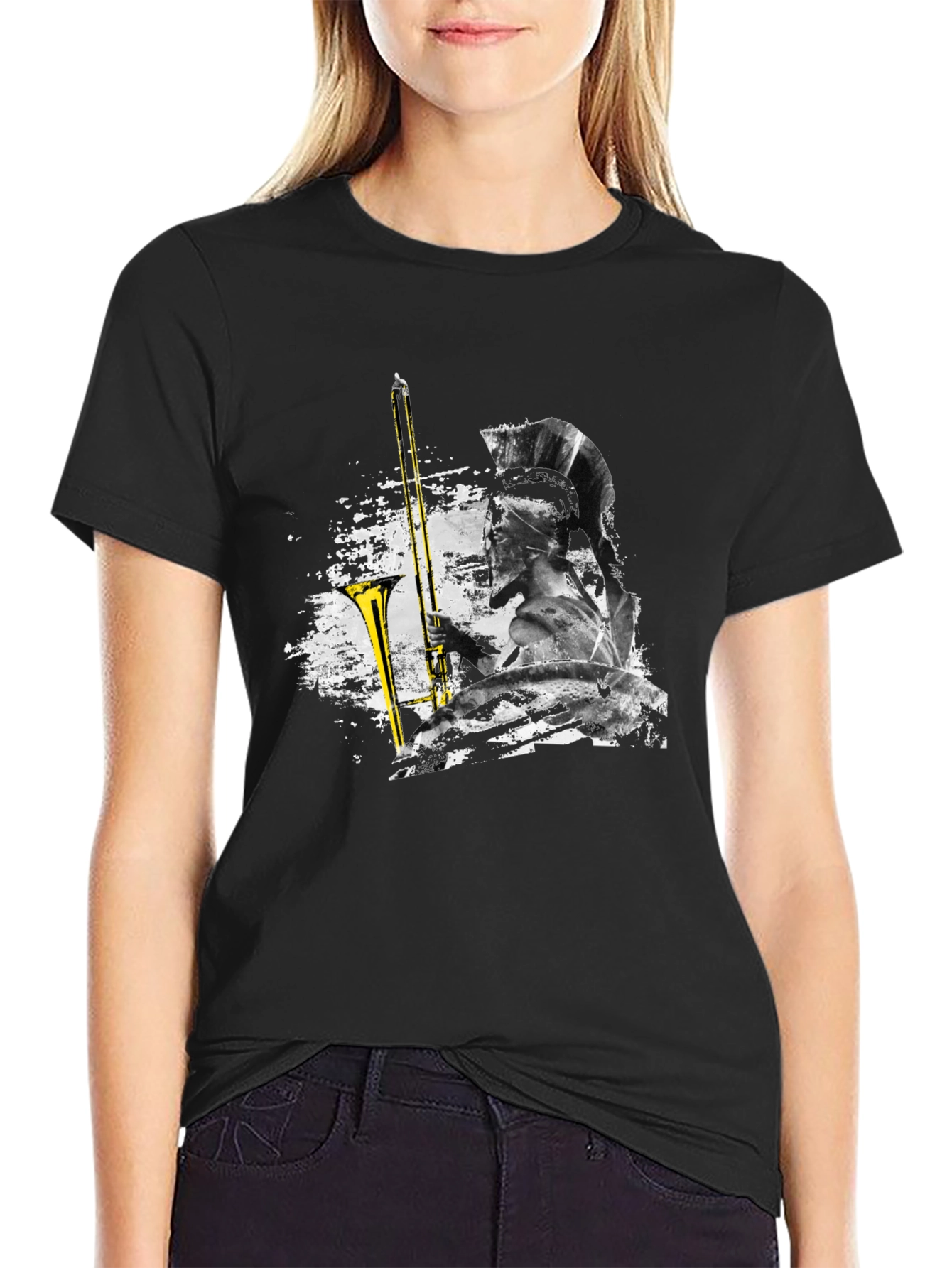 Spartan Trombone Black T-Shirt