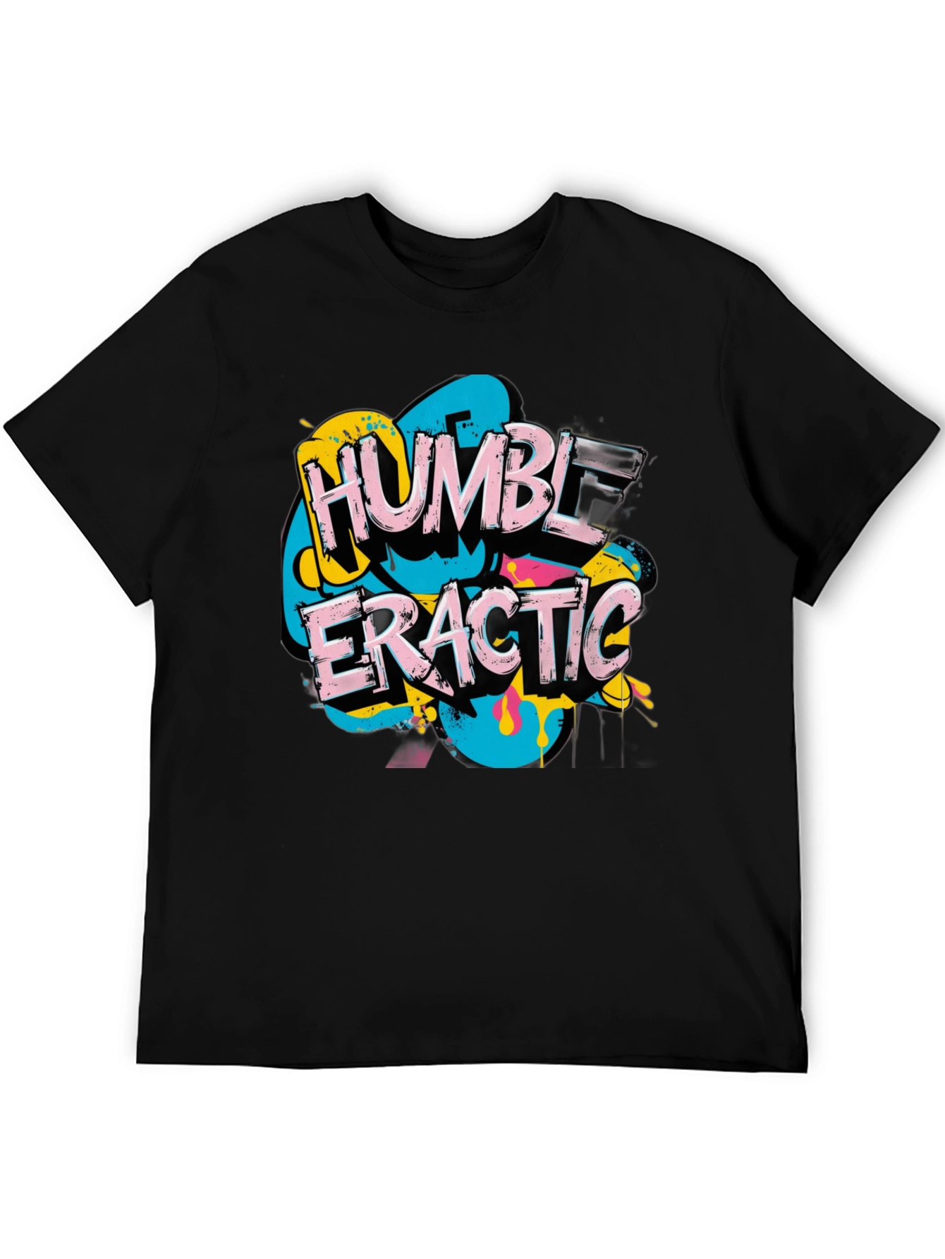 Humble Eratic Graphic T-Shirt - Mens Black Tee