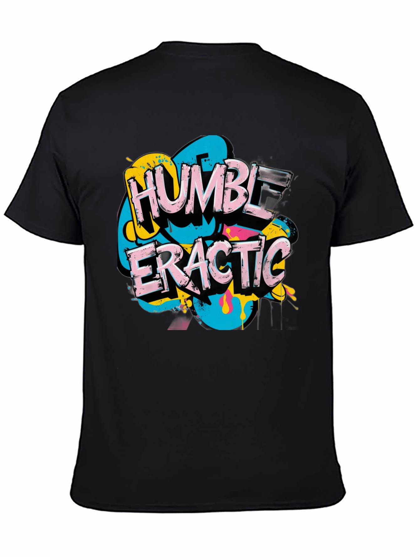 Humble Eratic Graphic T-Shirt - Mens Black Tee