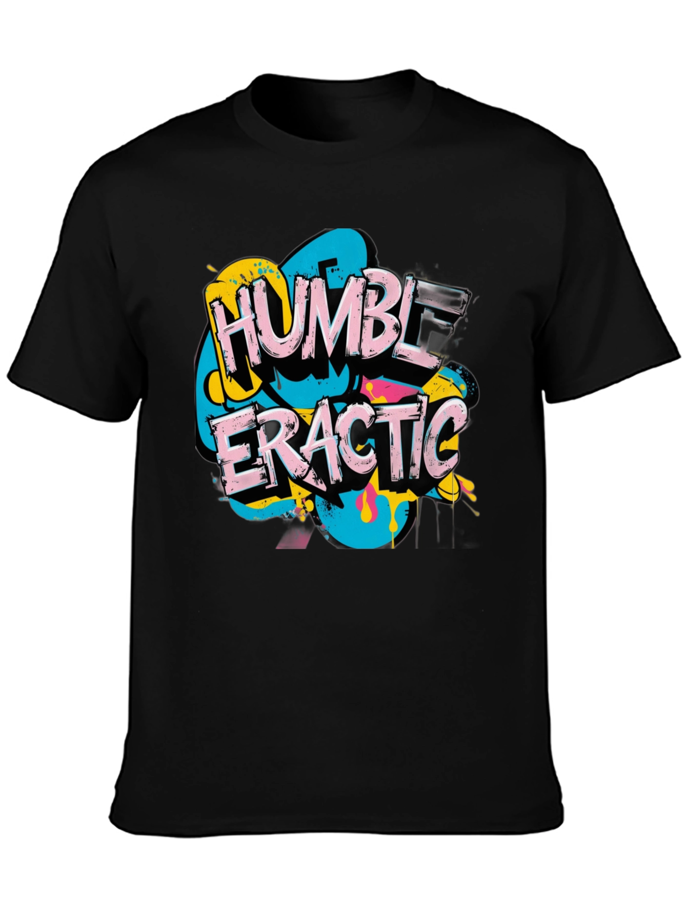 Humble Eratic Graphic T-Shirt - Mens Black Tee