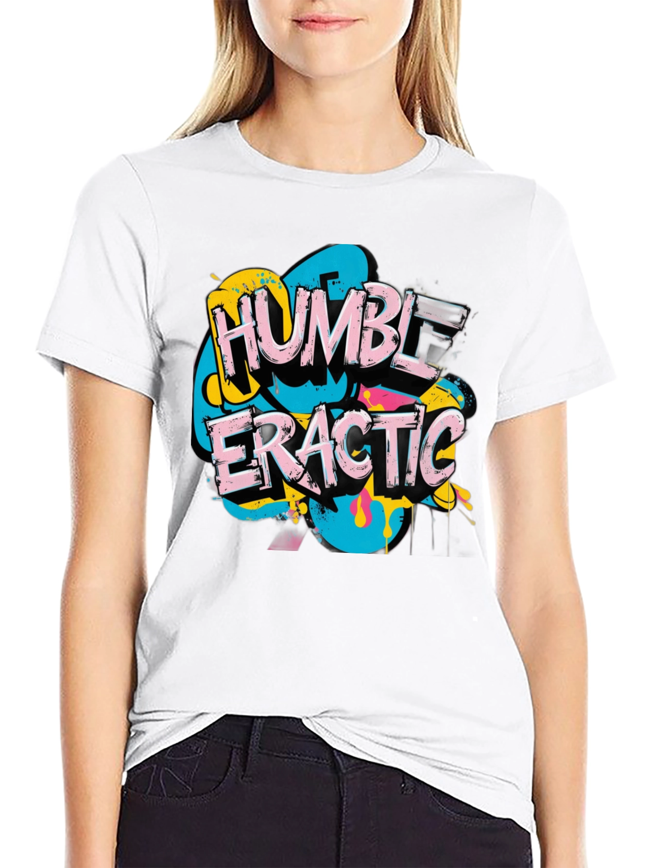 Humble Eratic Graphic T-Shirt - Mens Black Tee