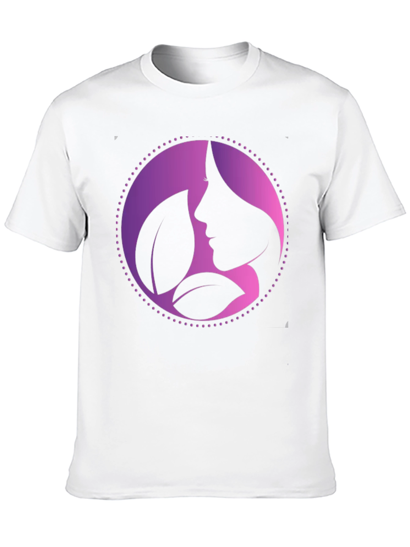 Elegant Silhouette Graphic Tee - Black