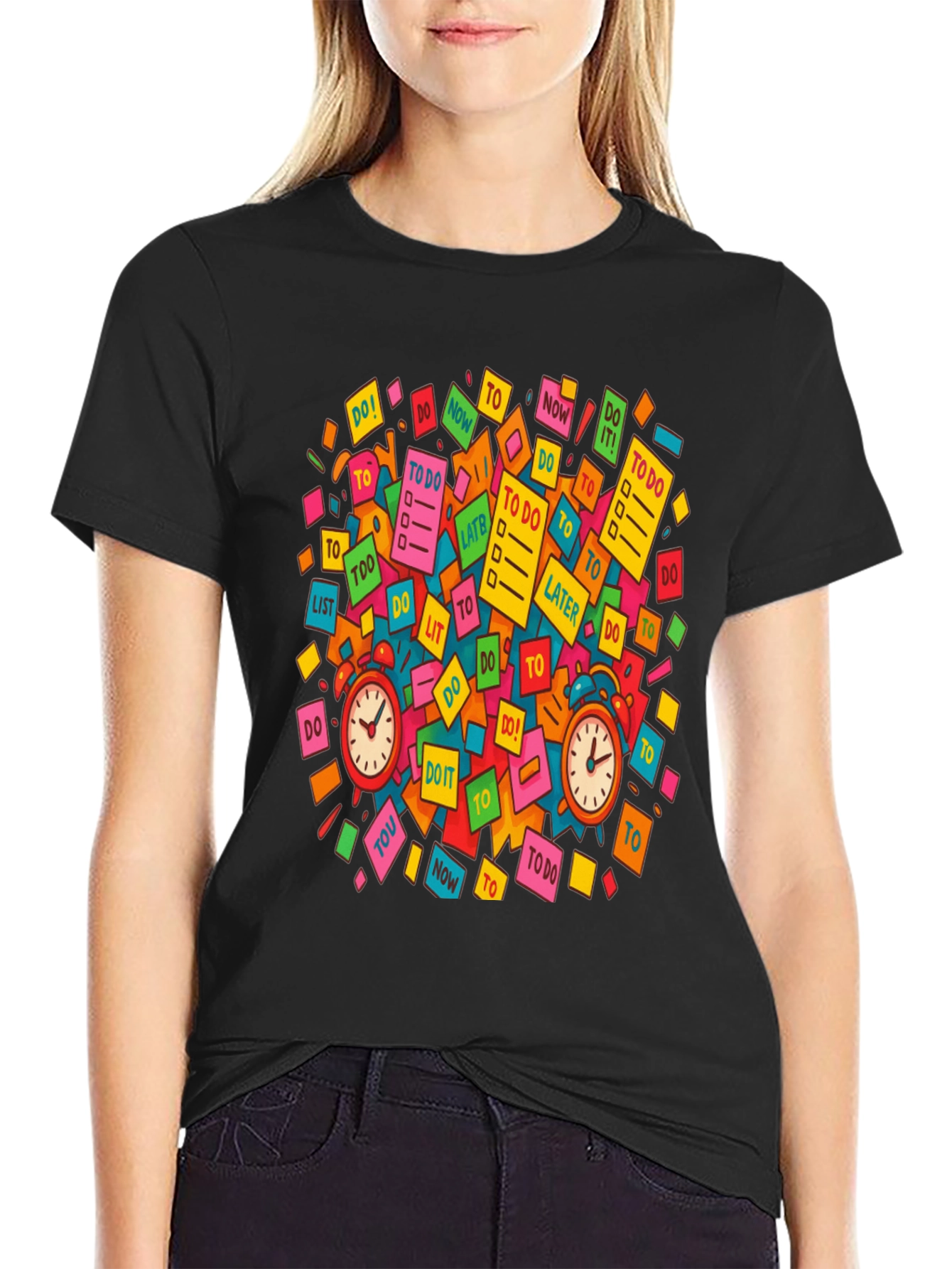 Time Management T-Shirt - Do It Now! Design