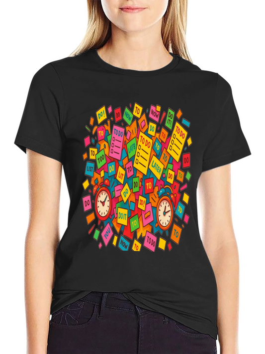 Time Management T-Shirt - Do It Now! Design