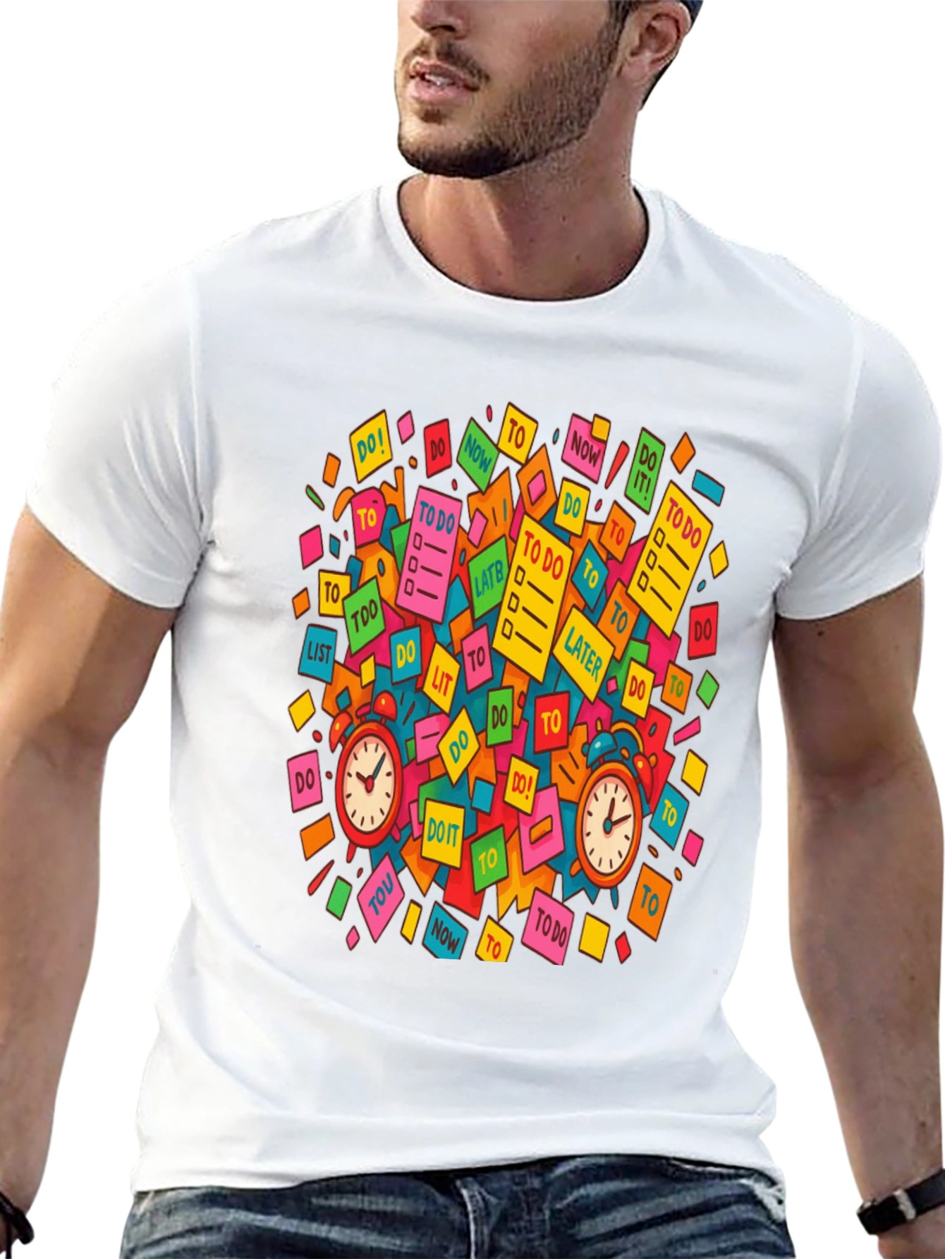 Time Management T-Shirt - Do It Now! Design