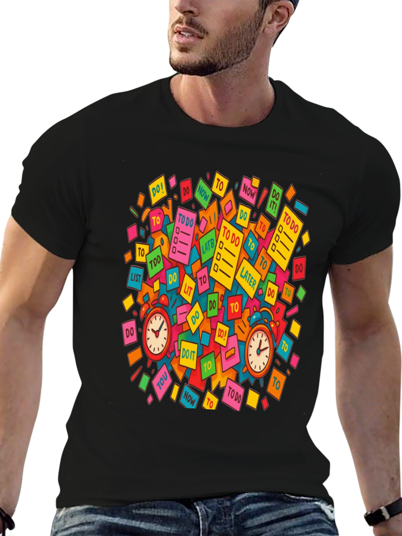 Time Management T-Shirt - Do It Now! Design