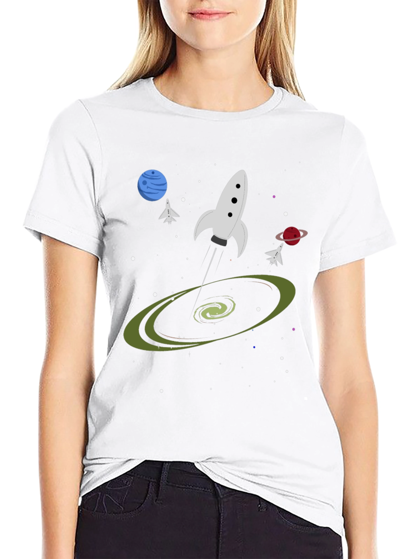 Space Adventure Graphic T-Shirt
