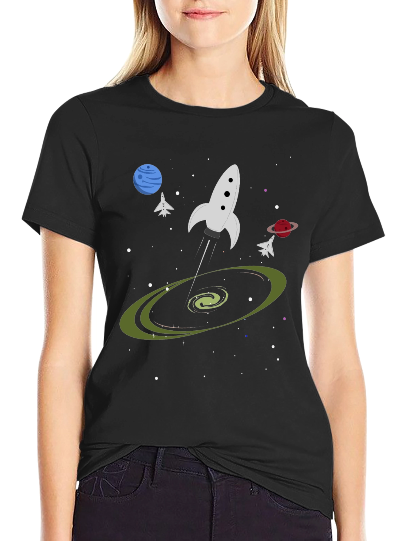 Space Adventure Graphic T-Shirt