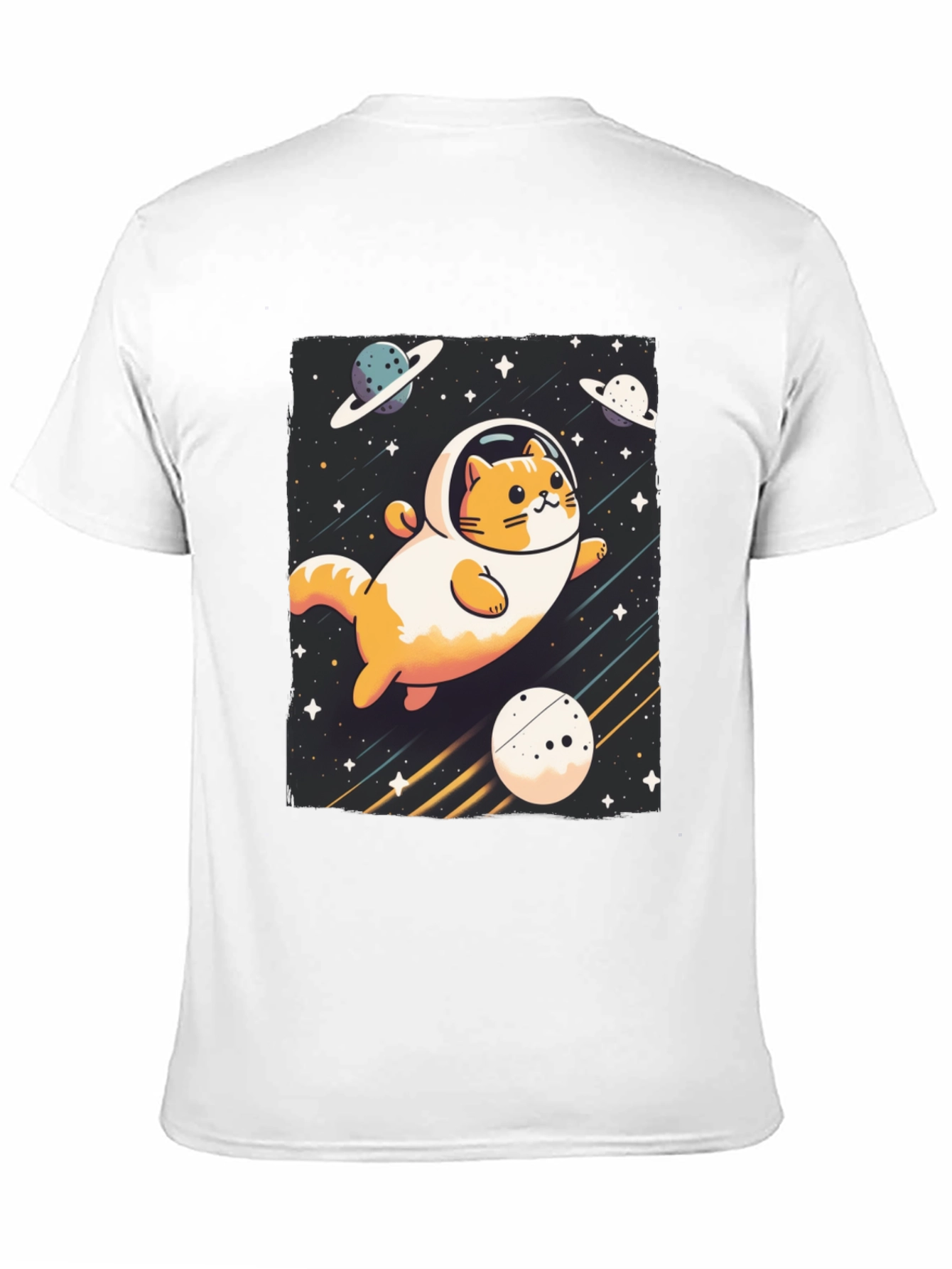 Space Cat T-Shirt - Galaxy Adventure Tee