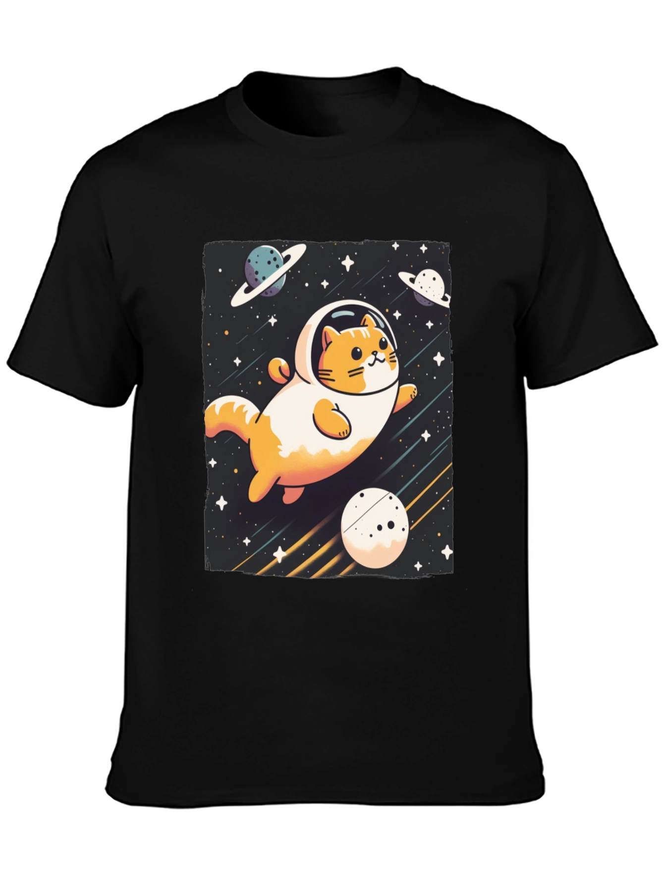 Space Cat T-Shirt - Galaxy Adventure Tee