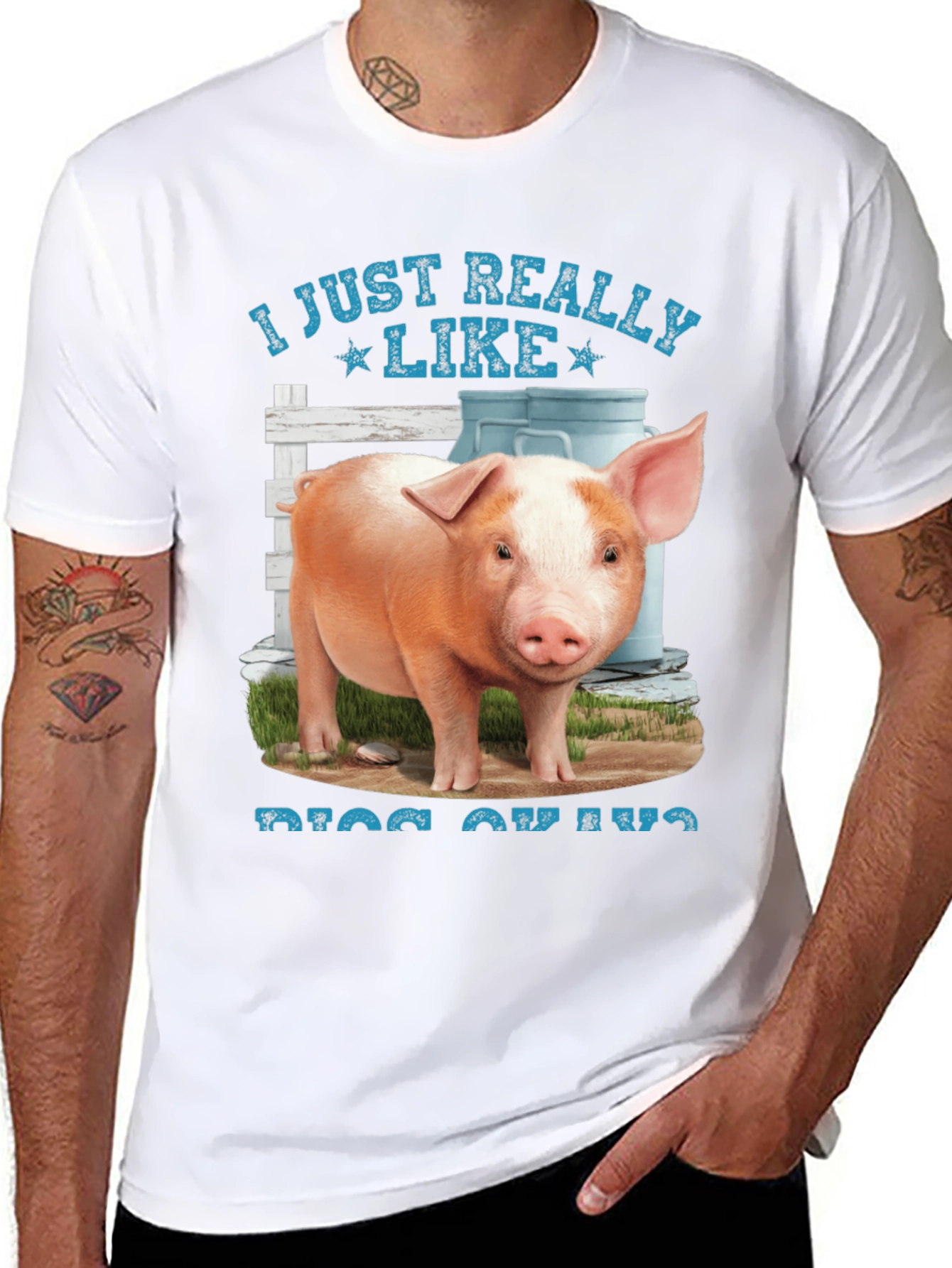 I Just Really Like Pigs T-Shirt