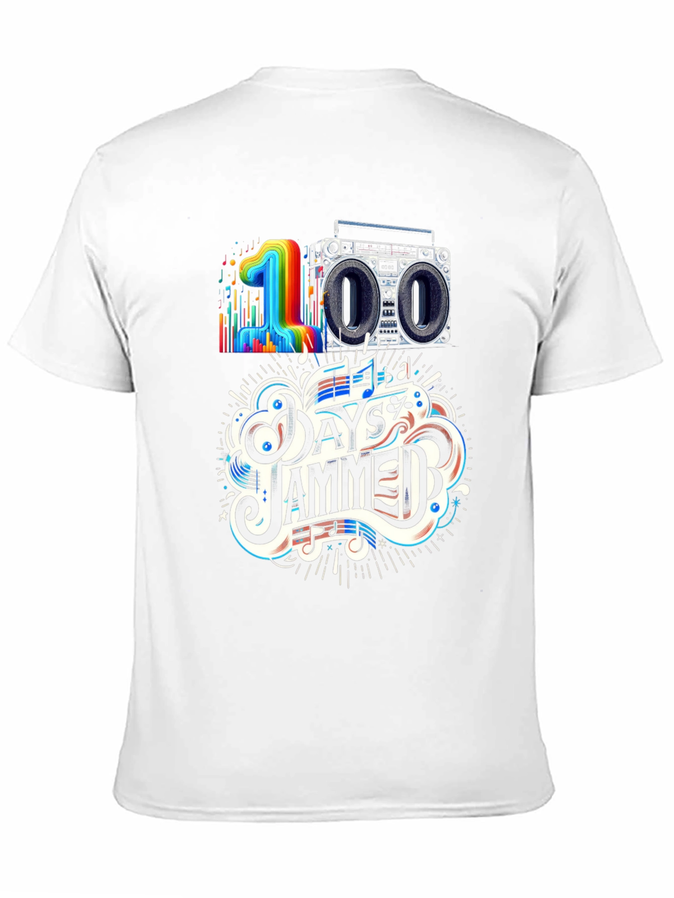 100 Days Jammed T-Shirt - Music Lover Tee