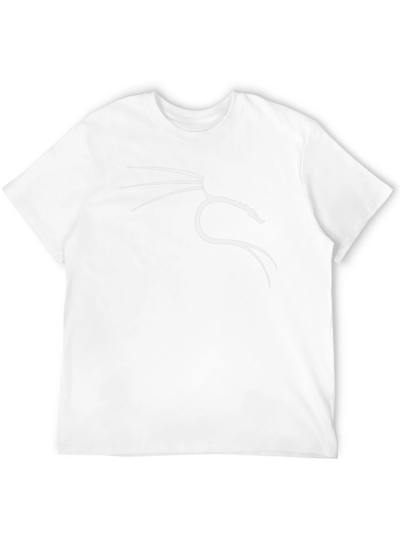 Black T-Shirt with Kali Linux Dragon Logo