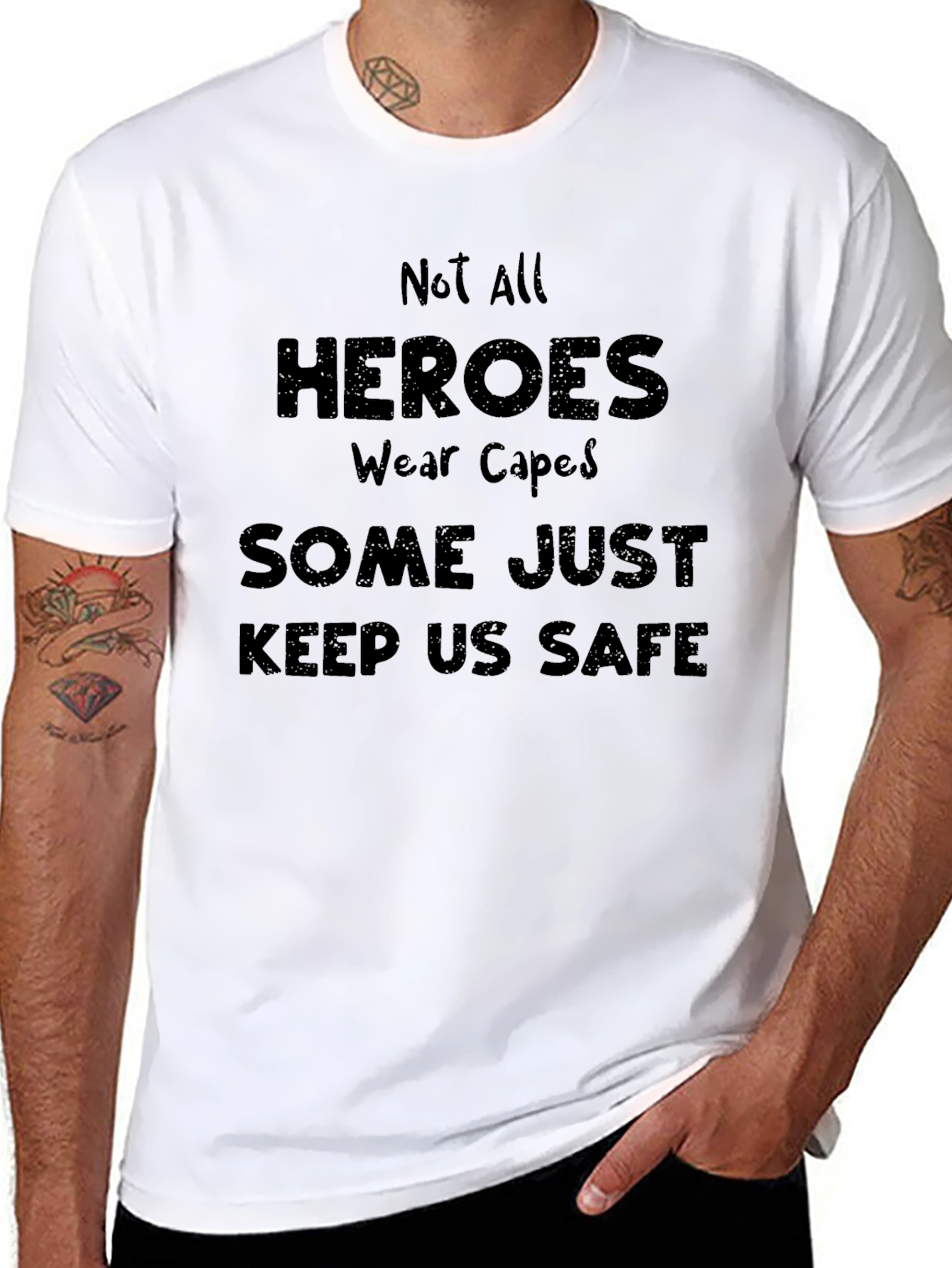 Heroes Keep Us Safe T-Shirt