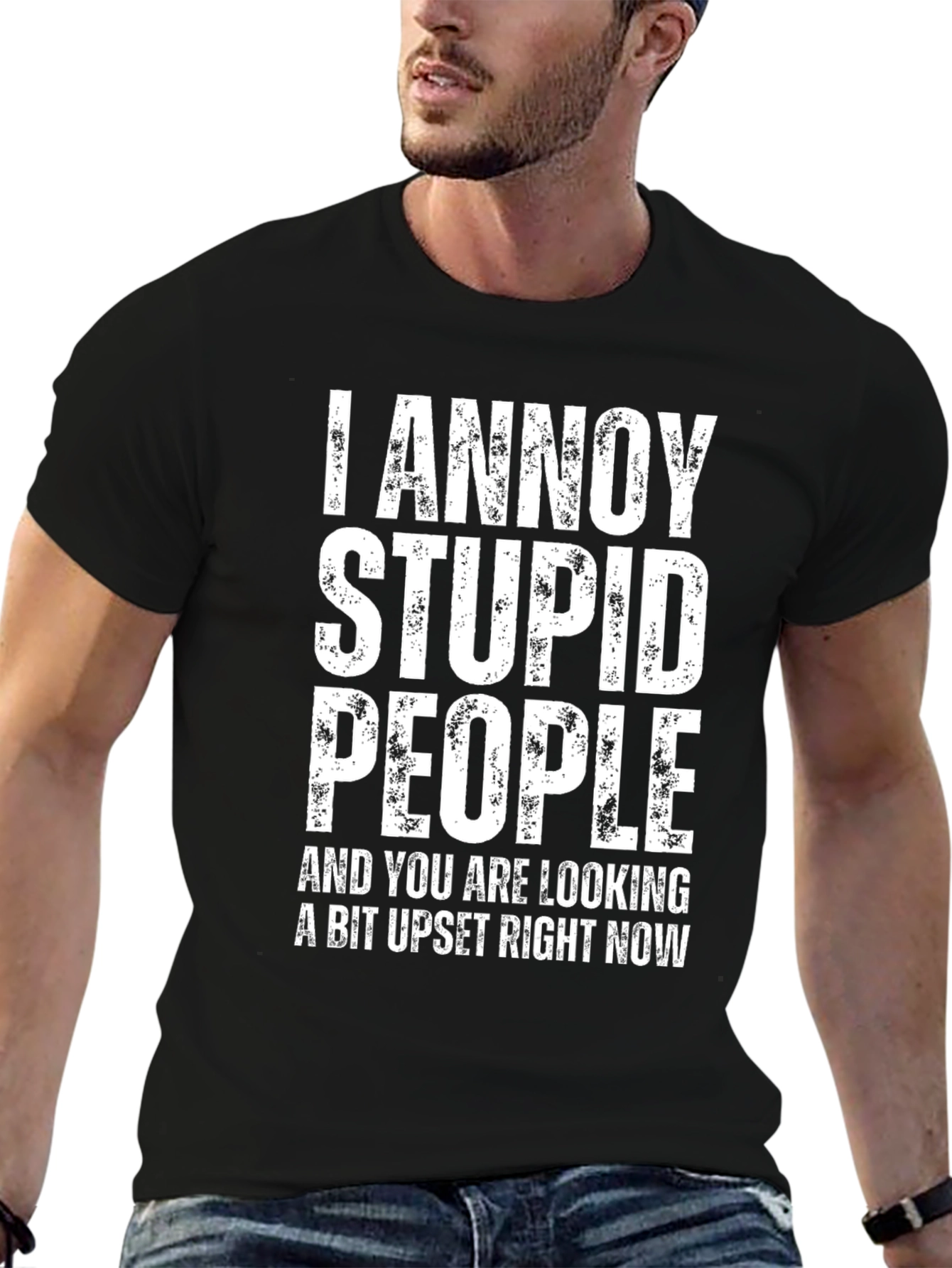 I Annoy Stupid People Graphic Tee