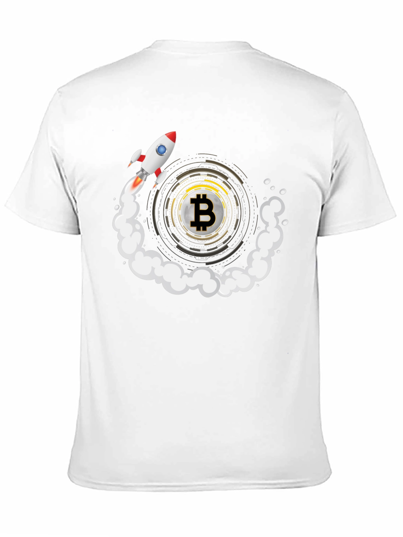 Bitcoin Rocket T-Shirt - Crypto To The Moon!